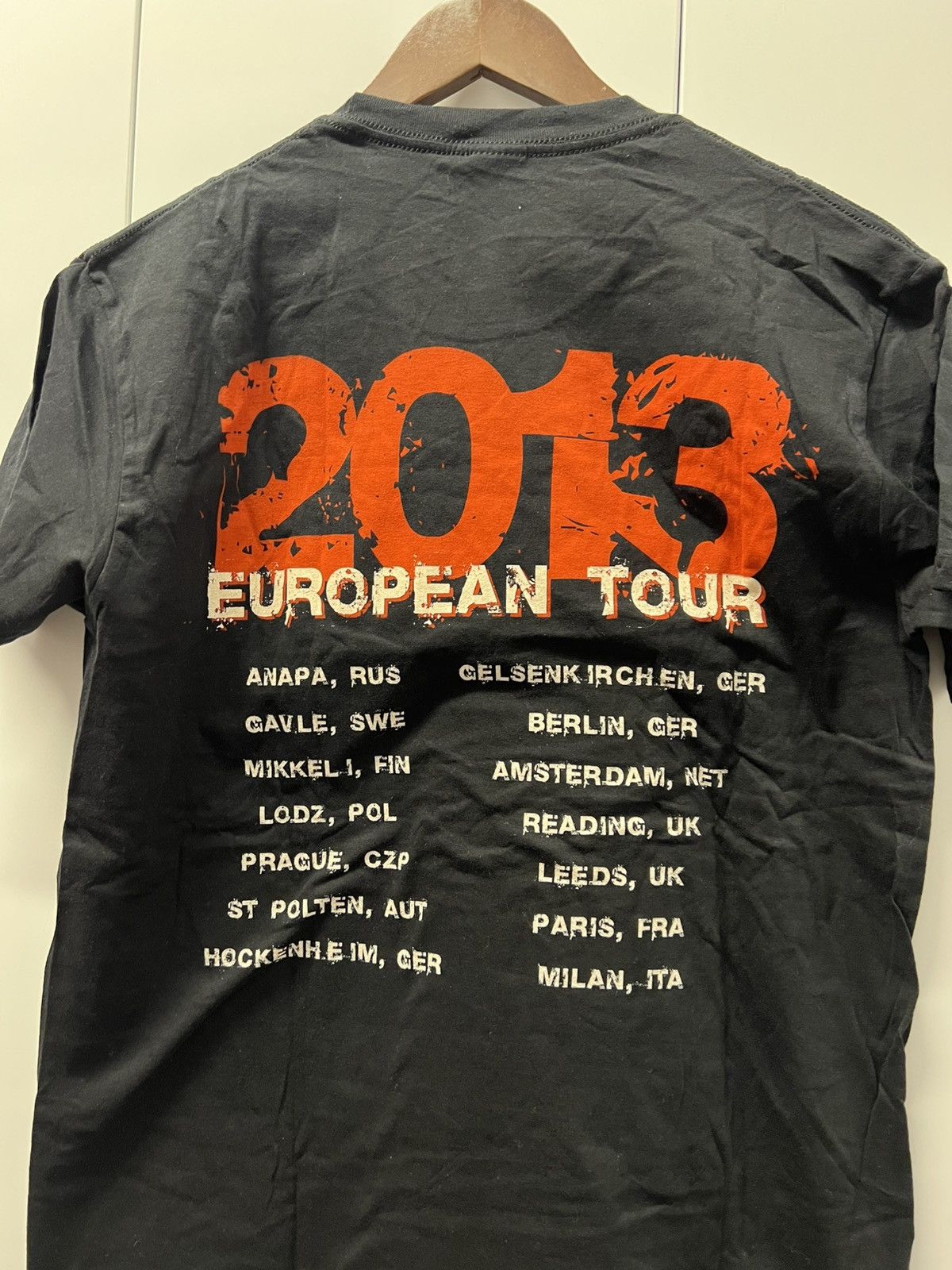 Band Tees 2013 SOD System of a Down European Rock Band Tour Tee Shirt Size US M / EU 48-50 / 2 - 4 Thumbnail