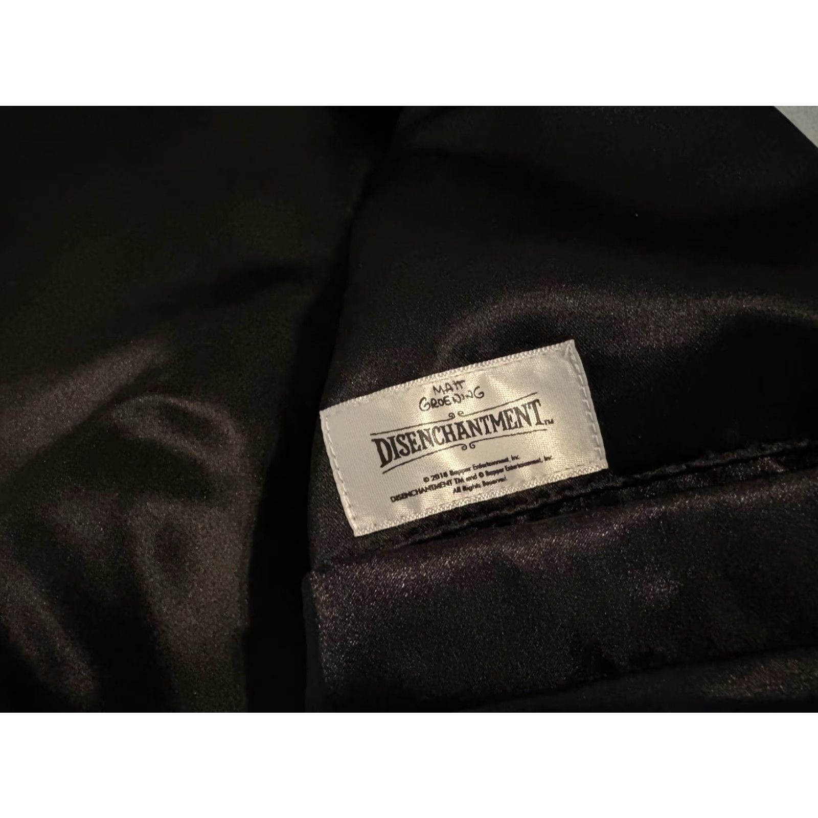 Vintage Sichel Wool Jacket Bomber Jacket Men Black L Luci Cartoon Disenchantment TV Show Rare 90s/2000s Size US L / EU 52-54 / 3 - 6 Thumbnail