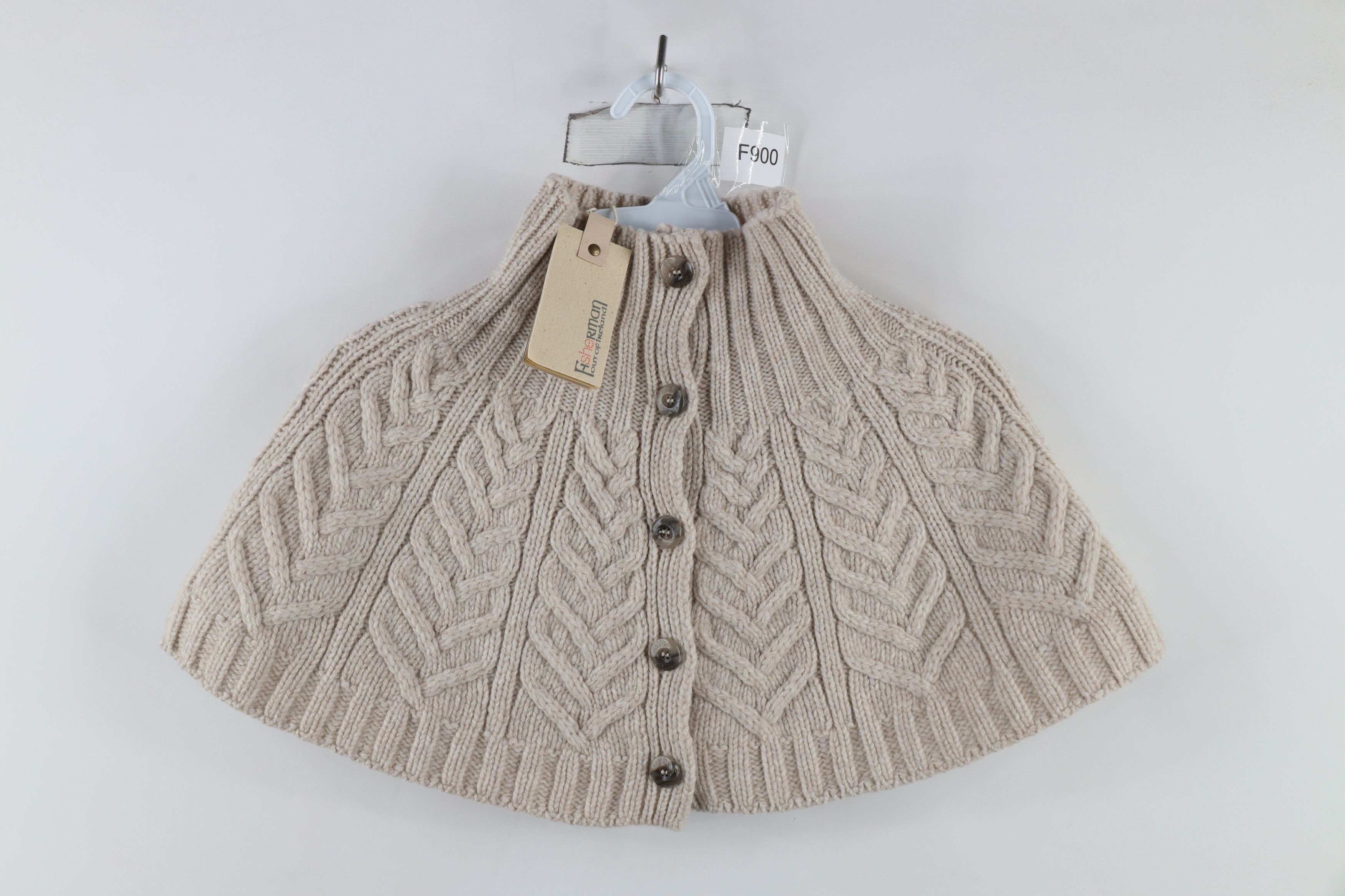 Vintage Deadstock Vintage Irish Shoulder Warmer Capelet Sweater Size M / US 6-8 / IT 42-44 - 1 Thumbnail
