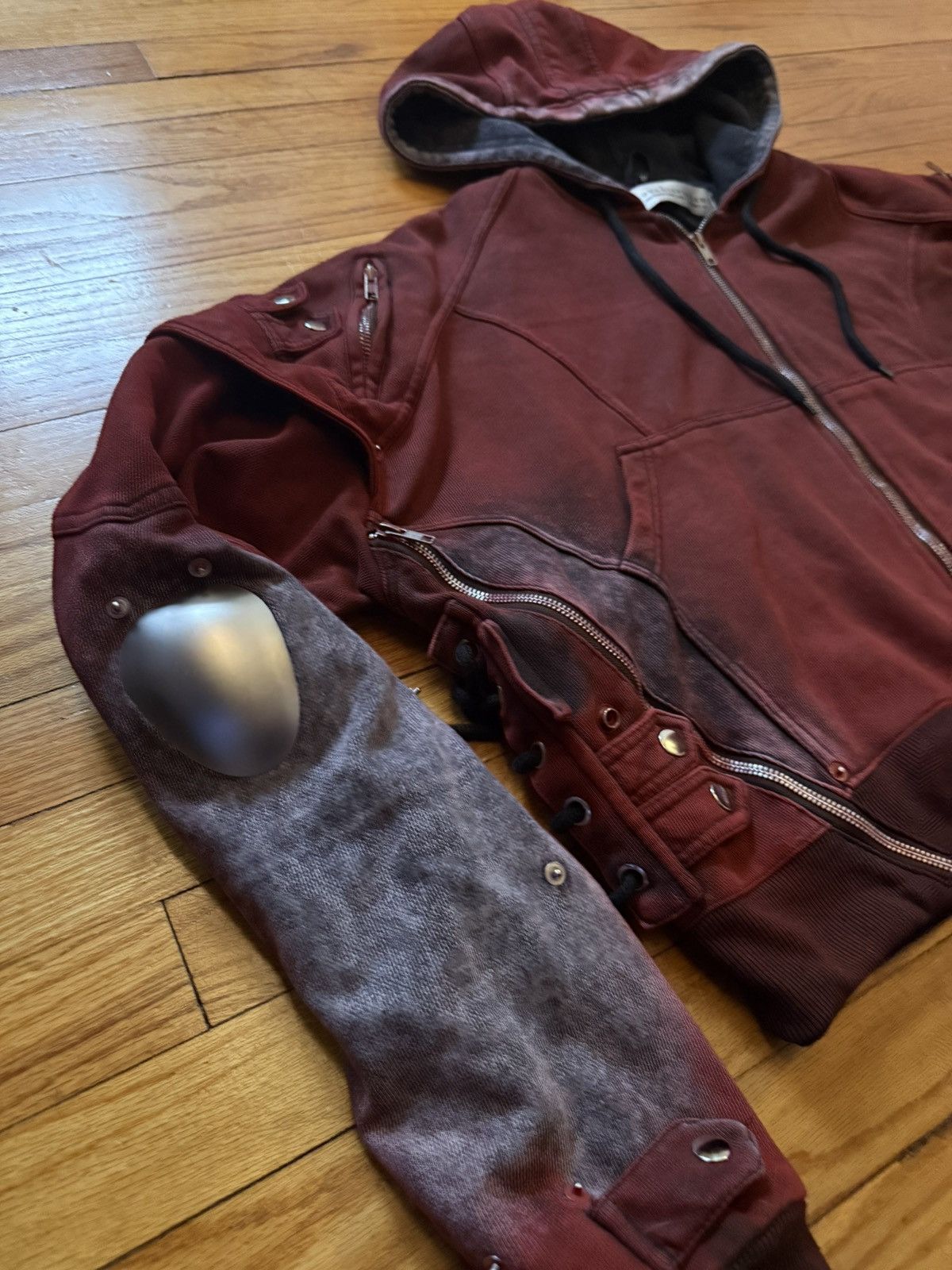 Other Slovakian Dreams Víno Red Gradient Hybrid Hoodie Size US M / EU 48-50 / 2 - 4 Thumbnail