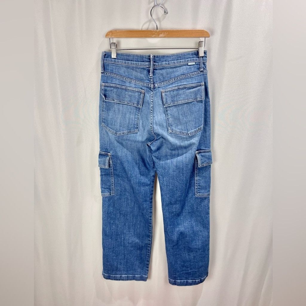 MOTHER Mother The Rambler HR Cargo Straight Ankle Jeans Size 26 Size 26" / US 2 / IT 38 - 3 Thumbnail