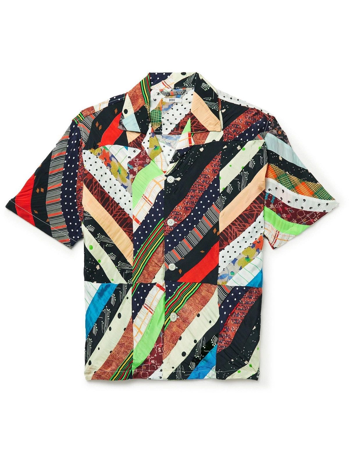 Bode o1tko10825 Patchwork Woven Shirt in Multicolor Size US S / EU 44-46 / 1 - 1 Thumbnail