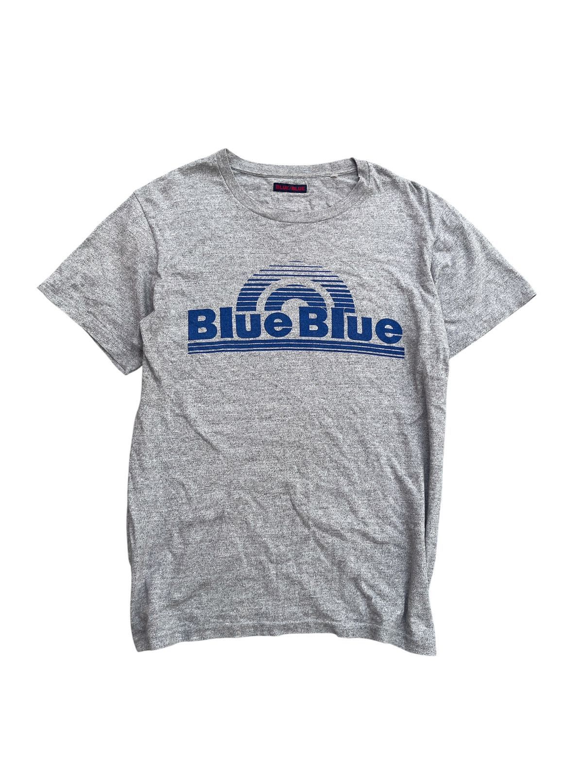 Japanese Brand Blue Blue Japan "Blue Blue" Spellout Logo T-Shirt Size US S / EU 44-46 / 1 - 1 Thumbnail