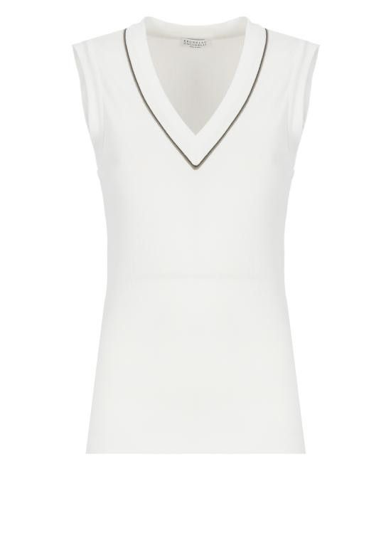 Tシャツ・カットソー BRUNELLO CUCINELLI Women Tops MMF849910 C2983 GOLD Brunello Cucinelli BRUNELLO CUCINELLI Women Tops MMF849910