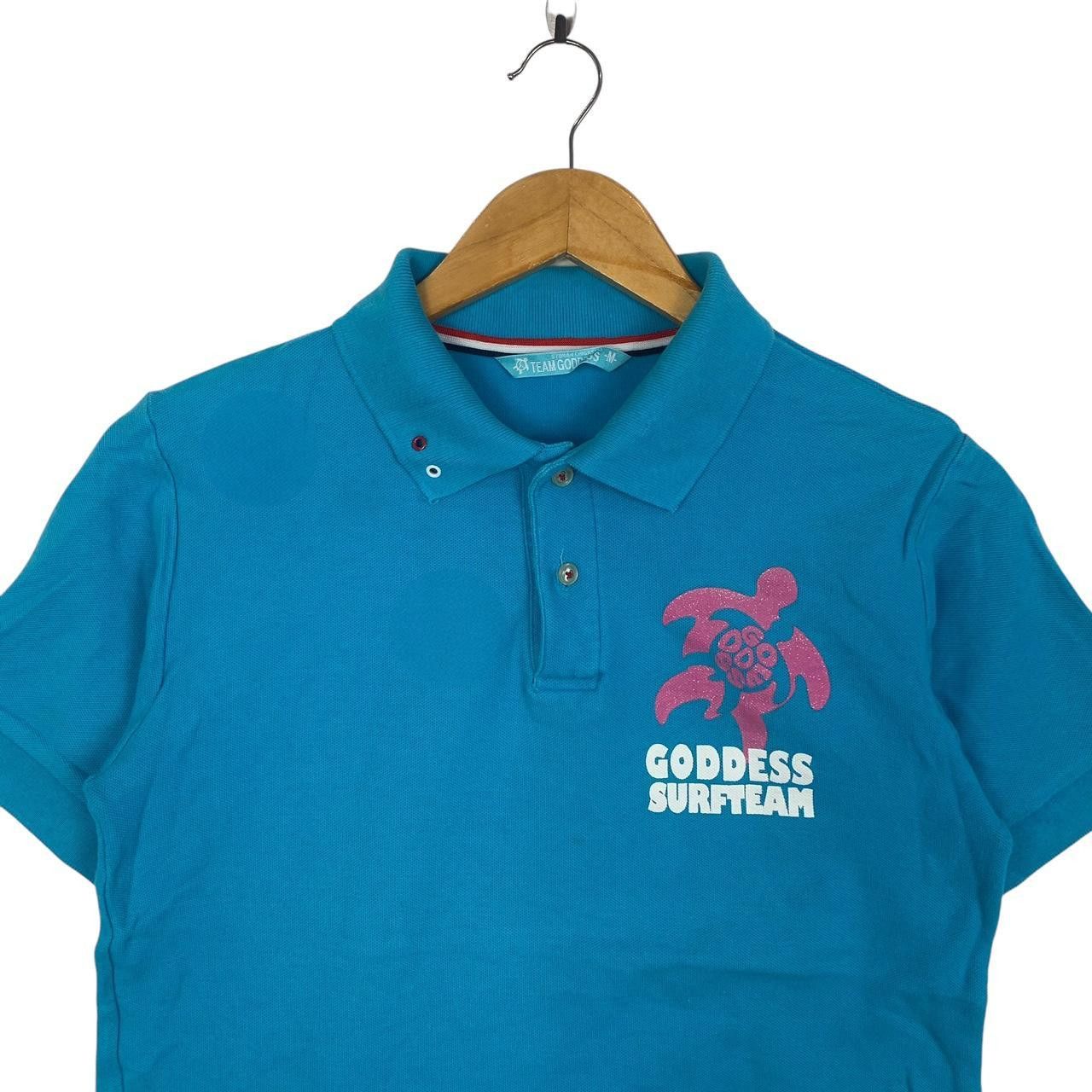 Other GODDESS SURFTEAM SURFERS Hawaii Sea Turtle Polo Tee Shirt Size M / US 6-8 / IT 42-44 - 3 Thumbnail