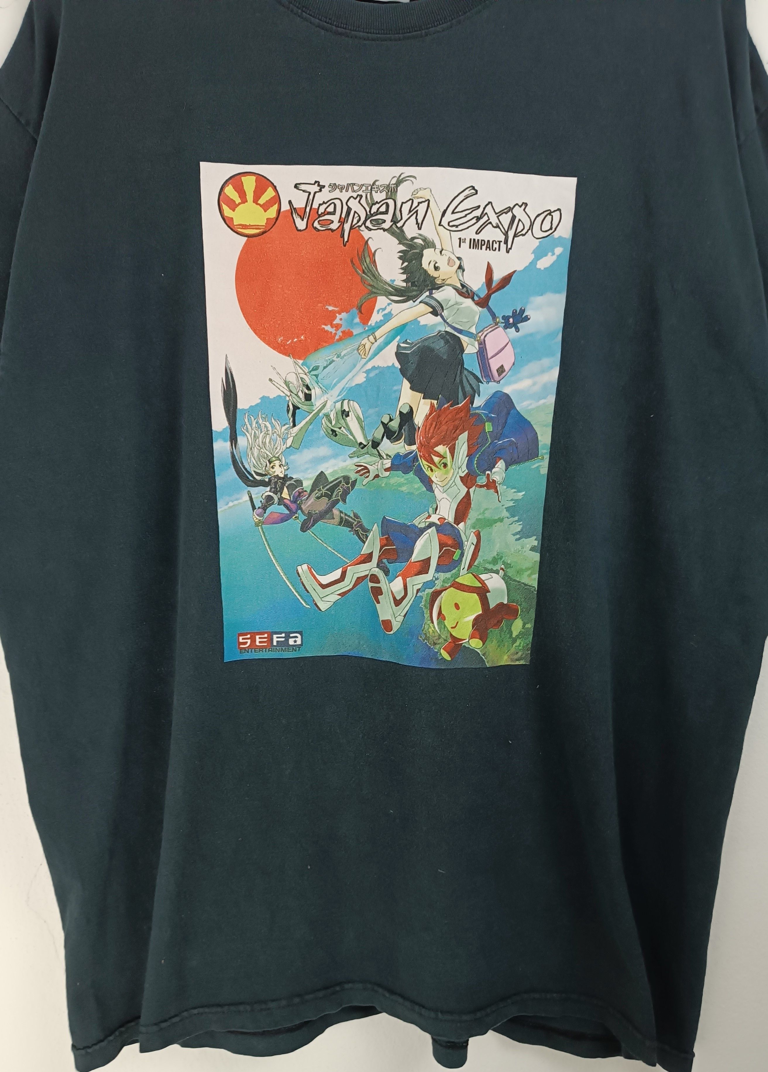 Anime VINTAGE Y2K JAPAN EXPO OTAKU ANIME COSPLAY TEE VERY RARE Size US XL / EU 56 / 4 - 9 Thumbnail