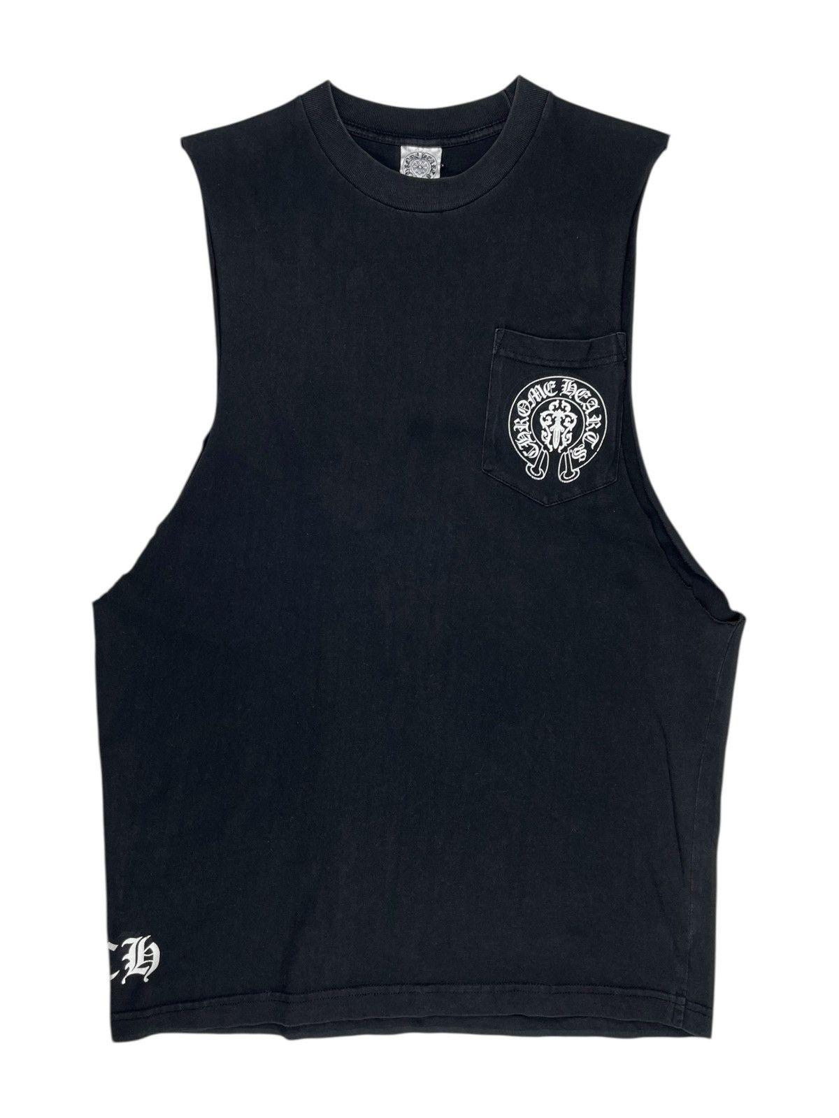 Chrome Hearts Chrome Hearts Vintage USA American Flag Cutout Pocket Tshirt Size US L / EU 52-54 / 3 - 2 Thumbnail