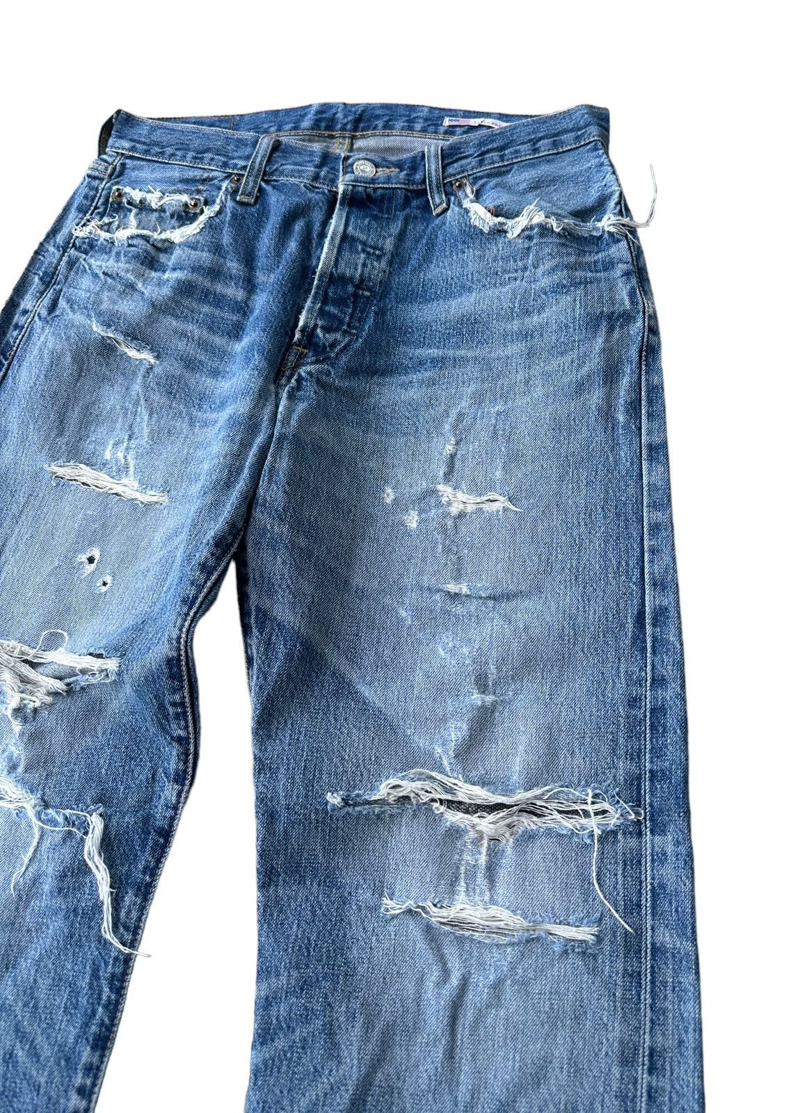 Levi's Vintage Levi’s distressed style denim jeans Size US 30 / EU 46 - 3 Thumbnail