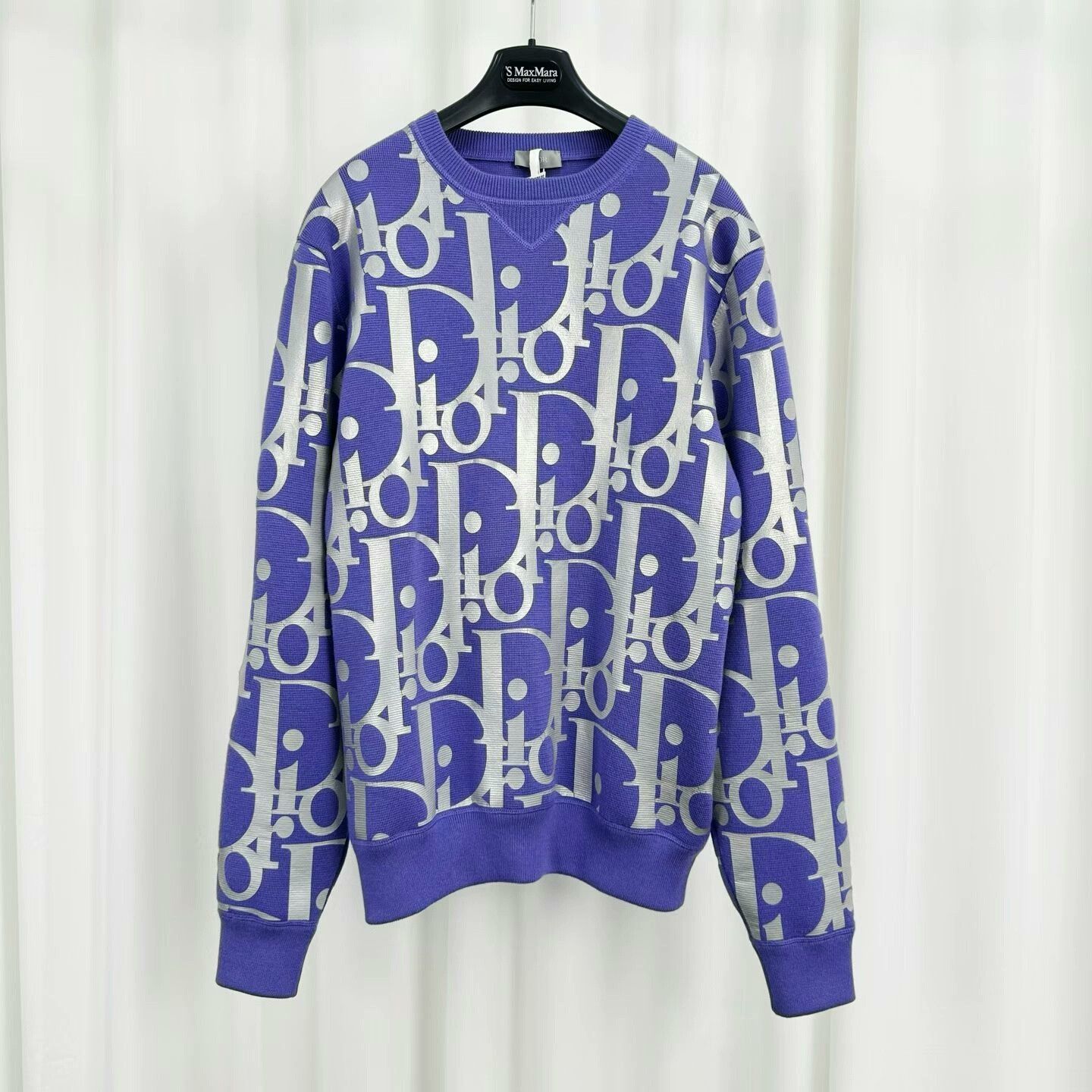 Dior dior reflective logo knit sweatshirt size m Size M / US 6-8 / IT 42-44 - 1 Thumbnail