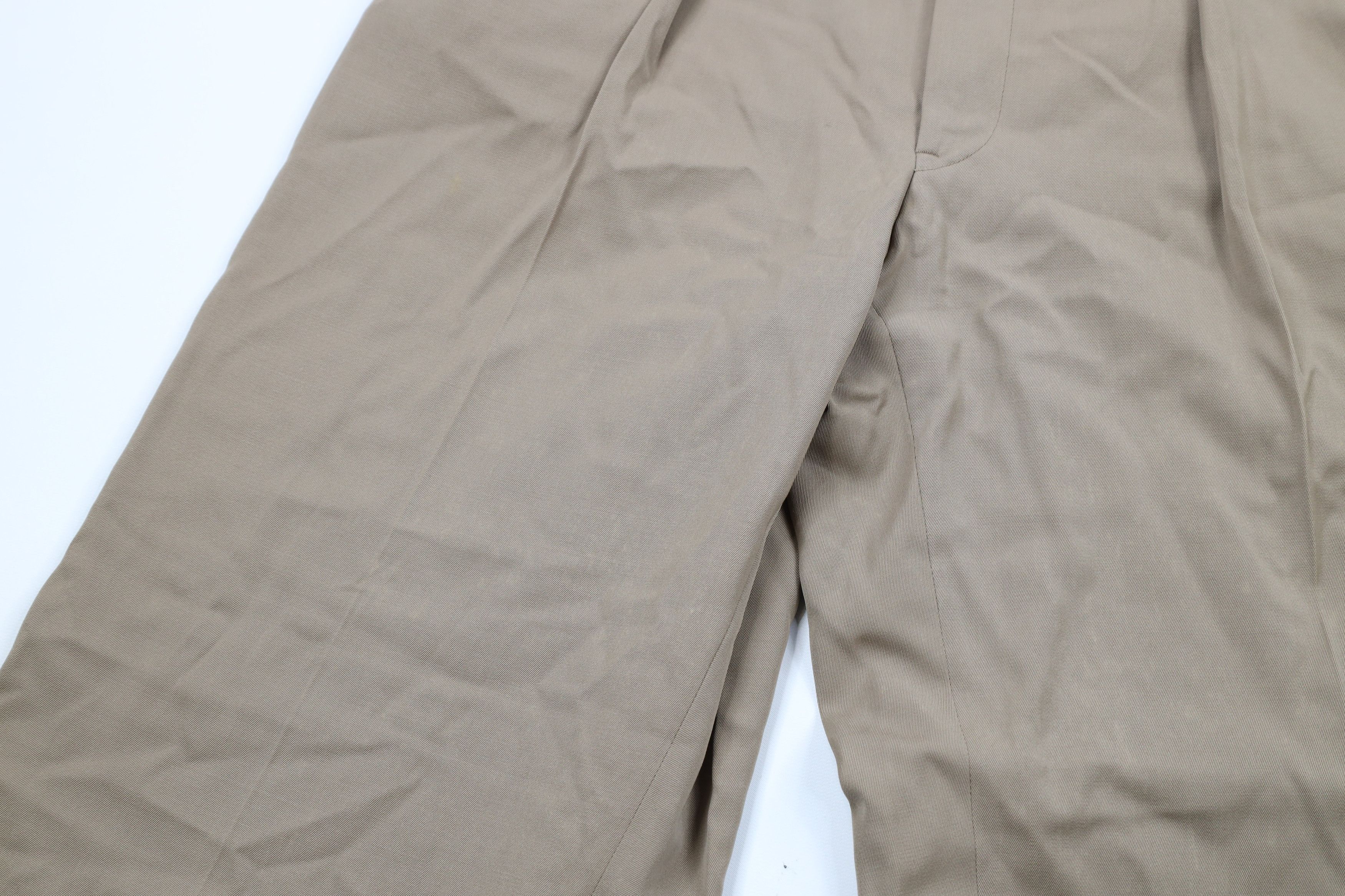 Ralph Lauren Vintage 70s Ralph Lauren Pleated Wide Leg Chino Pants USA Size US 32 / EU 48 - 7 Thumbnail