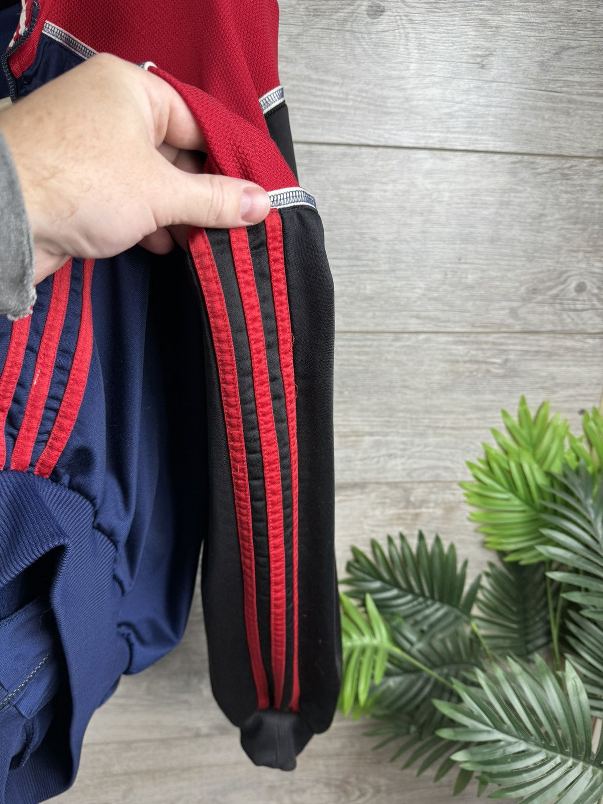 Adidas × Vintage Adidas Big Logo zip 80s Rare vintage size L Size US L / EU 52-54 / 3 - 21 Thumbnail