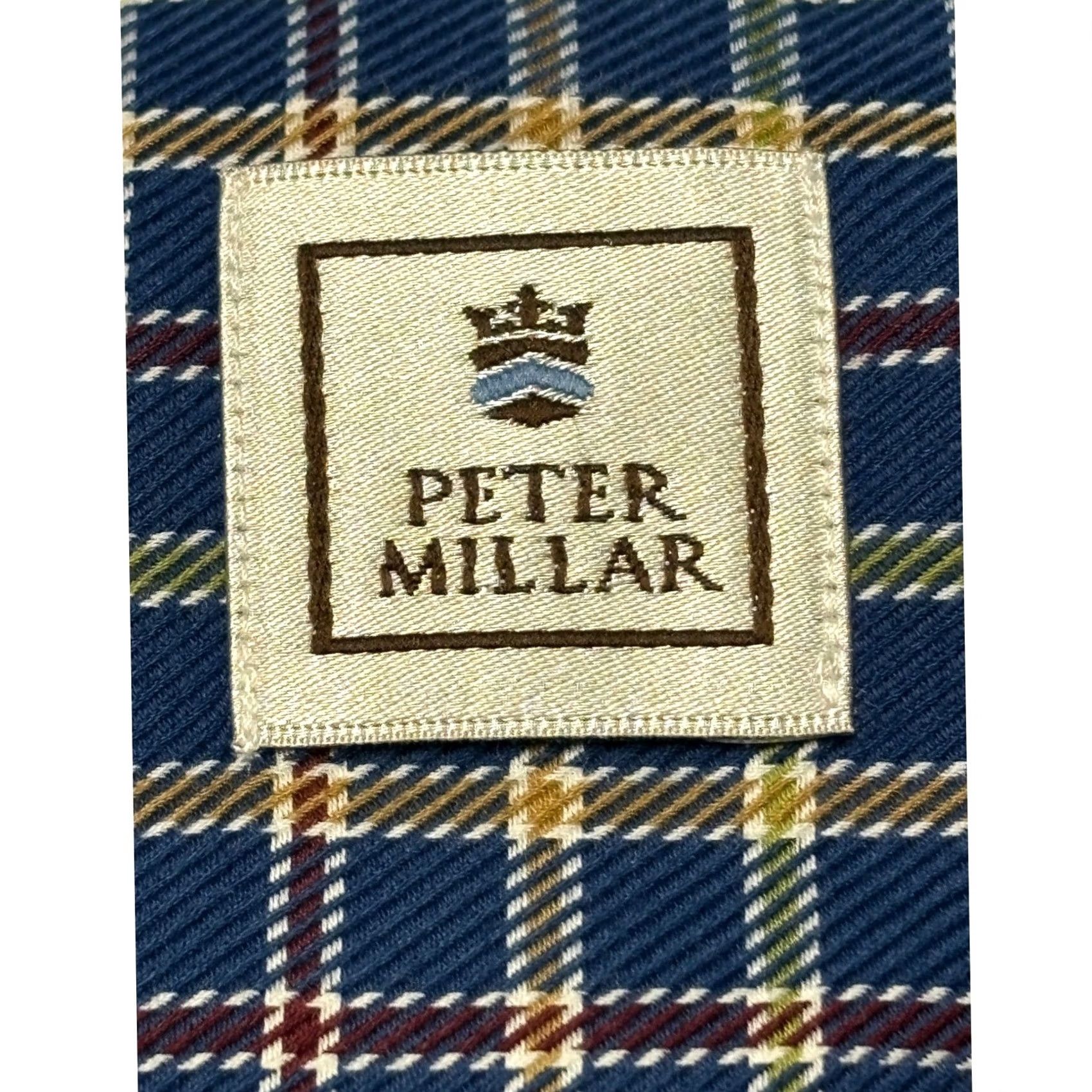 Peter Millar Peter Millar Shirt Long Sleeve Button-Down Plaid Checkered Blue Cotton XL Mens Regular Wide Button-Up Women none Size US XL / EU 56 / 4 - 2 Thumbnail