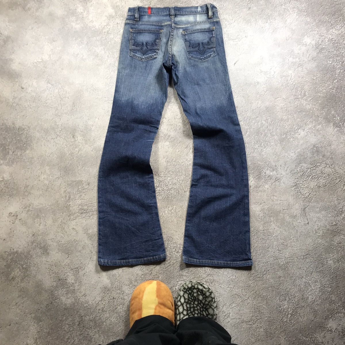Japanese Brand vintage Faded Jeans japan distressed denim spring pants 90s Size 26" / US 2 / IT 38 - 4 Thumbnail
