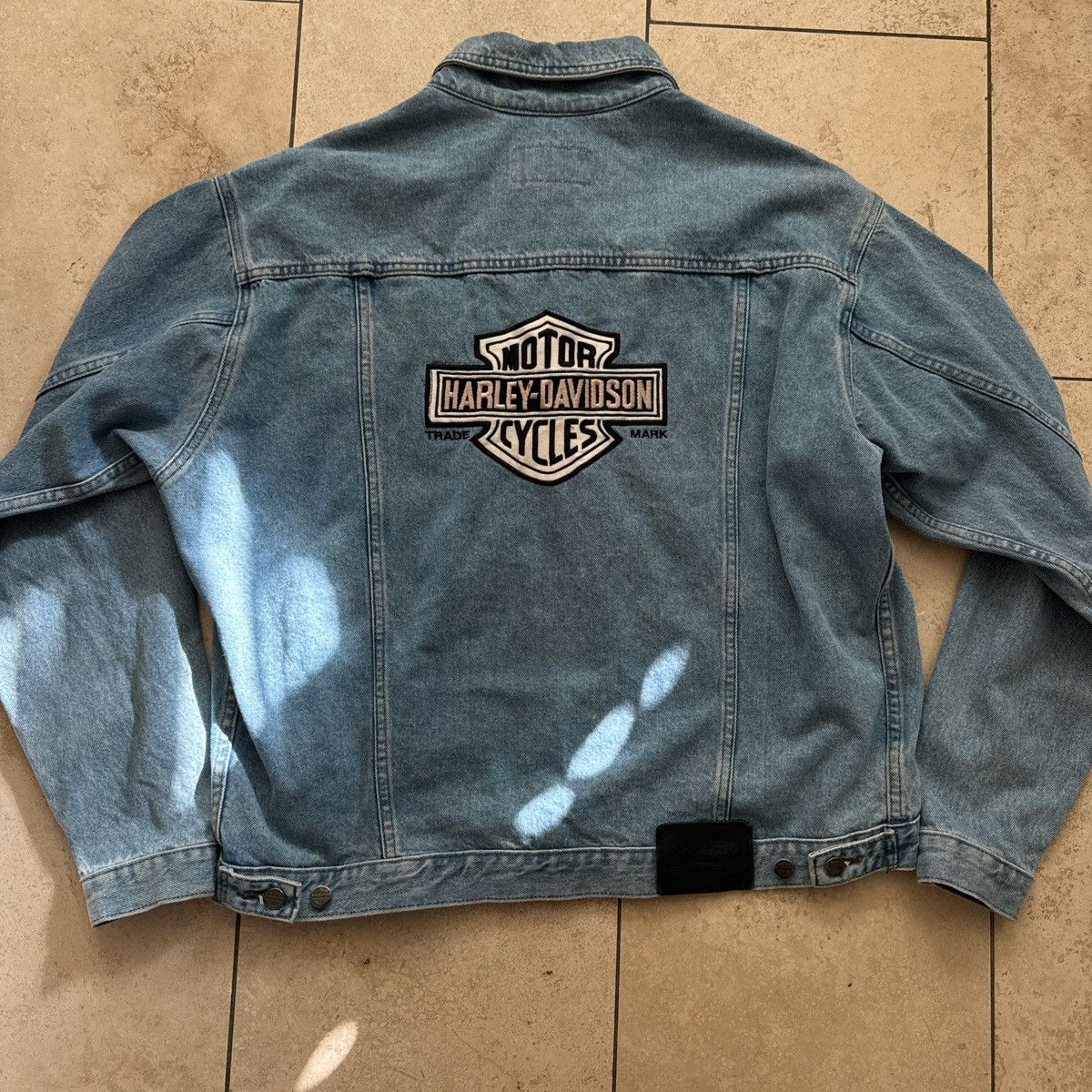 Harley Davidson × Vintage harley davidson denim jacket Size US M / EU 48-50 / 2 - 2 Thumbnail