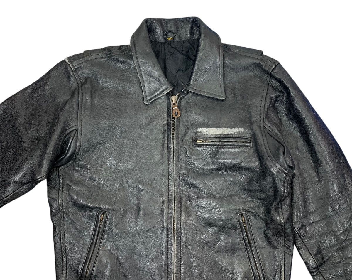 Genuine Leather Vintage Spiker Marino Leather Biker Jacket Size US M / EU 48-50 / 2 - 3 Thumbnail