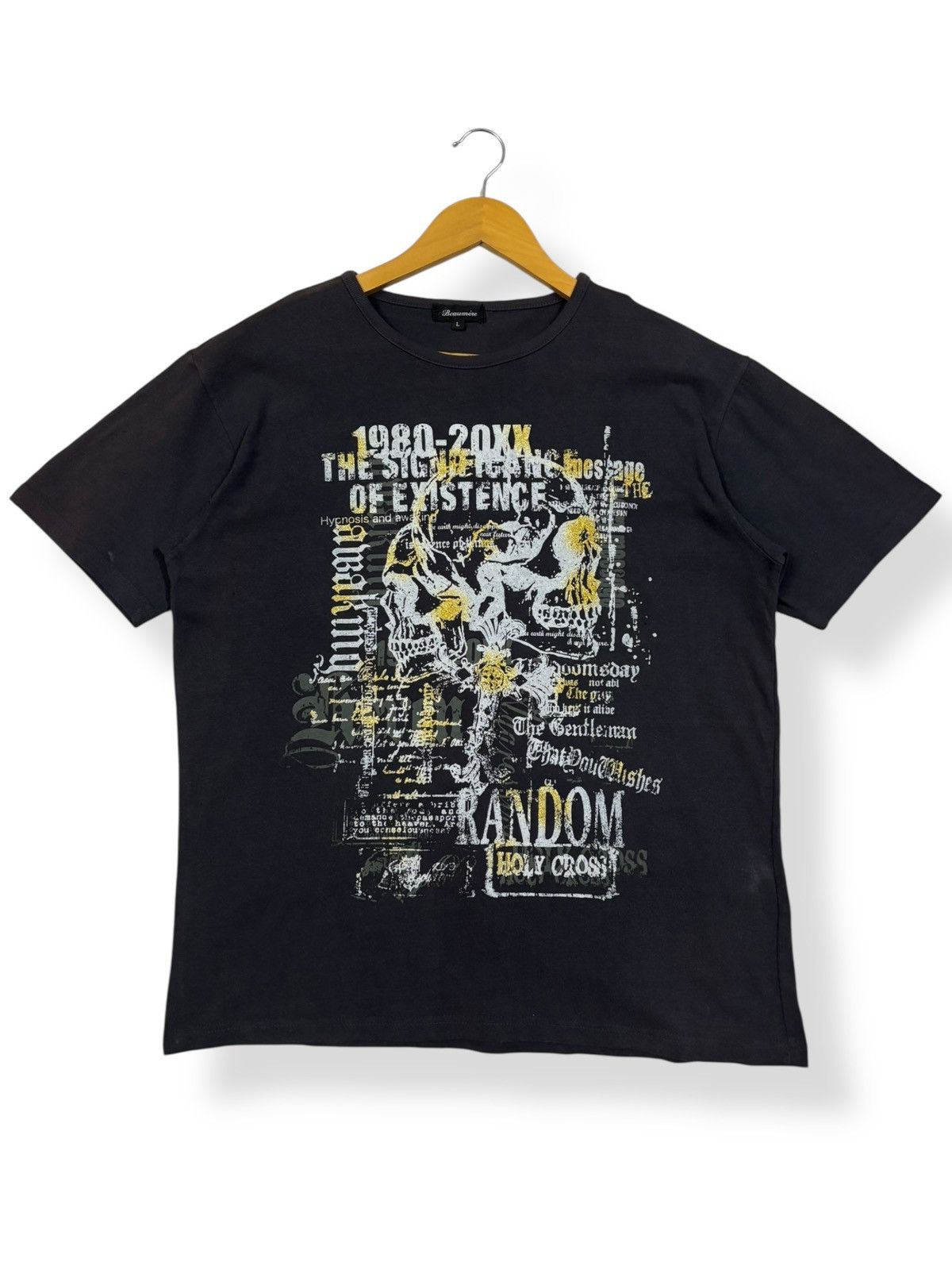 Affliction Vintage Japanese Beaumere Skulls Printed Punk Grunge Tees Size US M / EU 48-50 / 2 - 1 Thumbnail