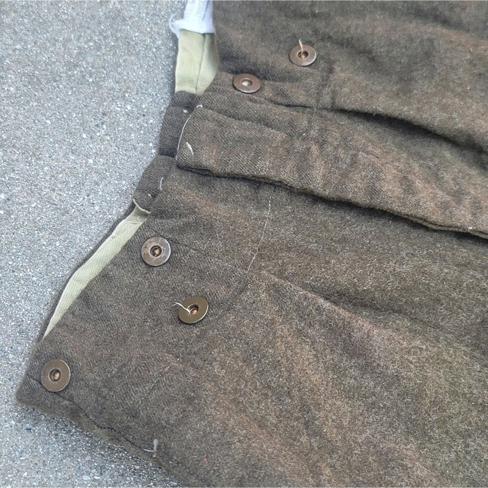 The Unbranded Brand Vtg 1957 Miller & Gabbe Limited Canadian Army Wool Pants Size 26" / US 2 / IT 38 - 2 Thumbnail