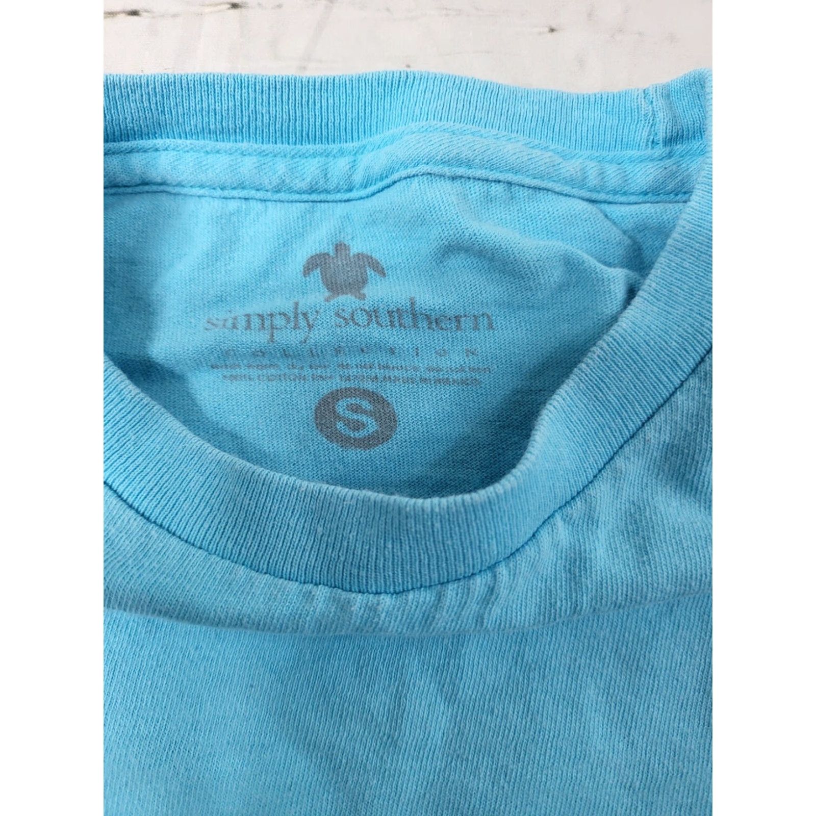 Vintage Simply Southern Collection Alpaca my Bags Blue Short Sleeve T-Shirt Womens S Size S / US 4 / IT 40 - 6 Thumbnail
