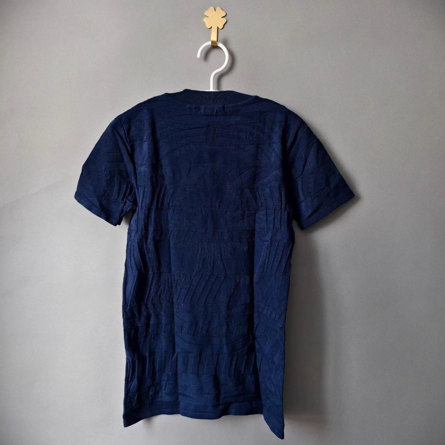 Hermes Hermes Heavy Jacquard Cashmere Silk Knit Short Sleeve Size XS / US 0-2 / IT 36-38 - 2 Thumbnail
