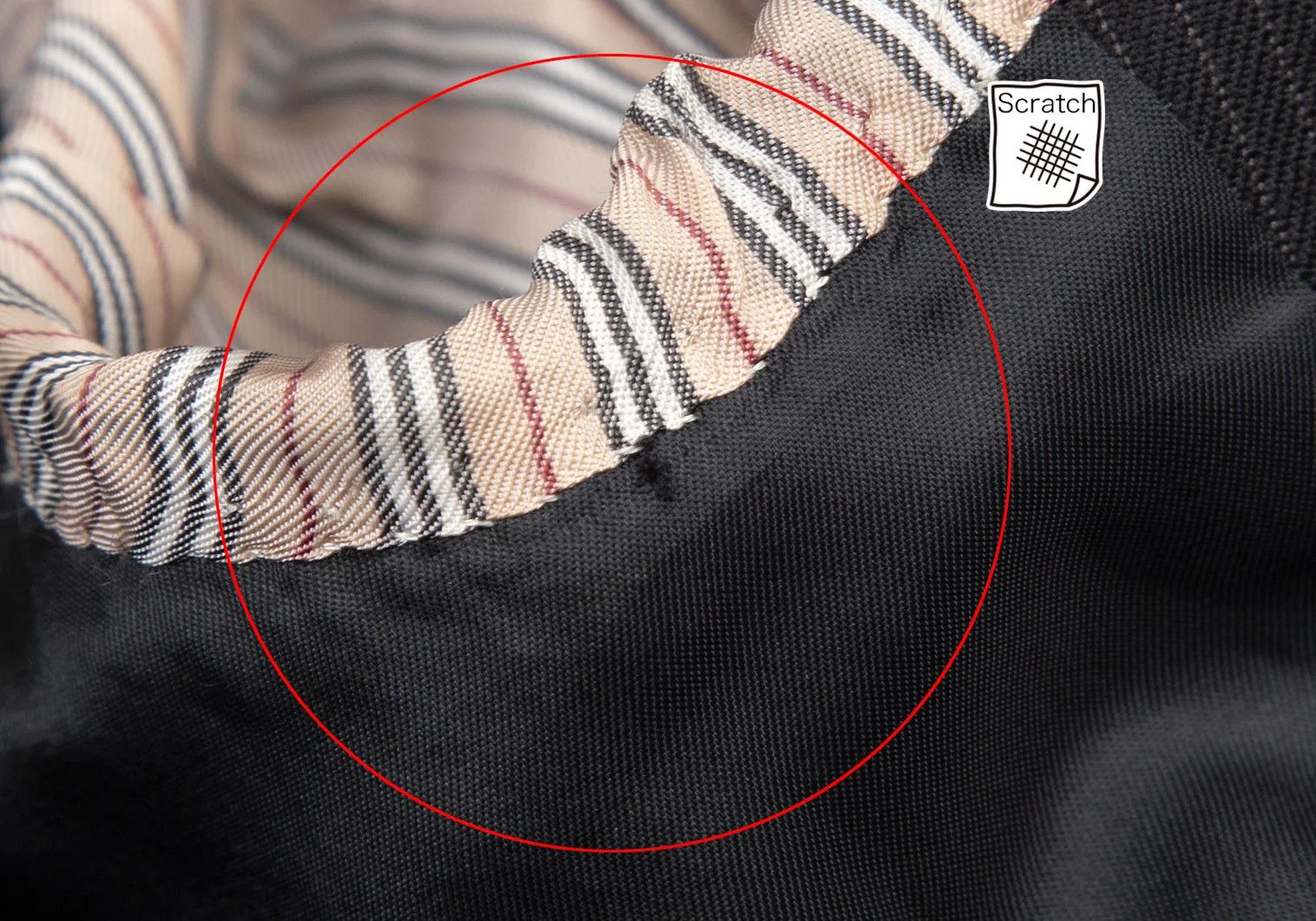 Burberry Wool Pinstripe Tailored Jacket in Black, Size 42L Size US XS / EU 42 / 0 - 12 Thumbnail