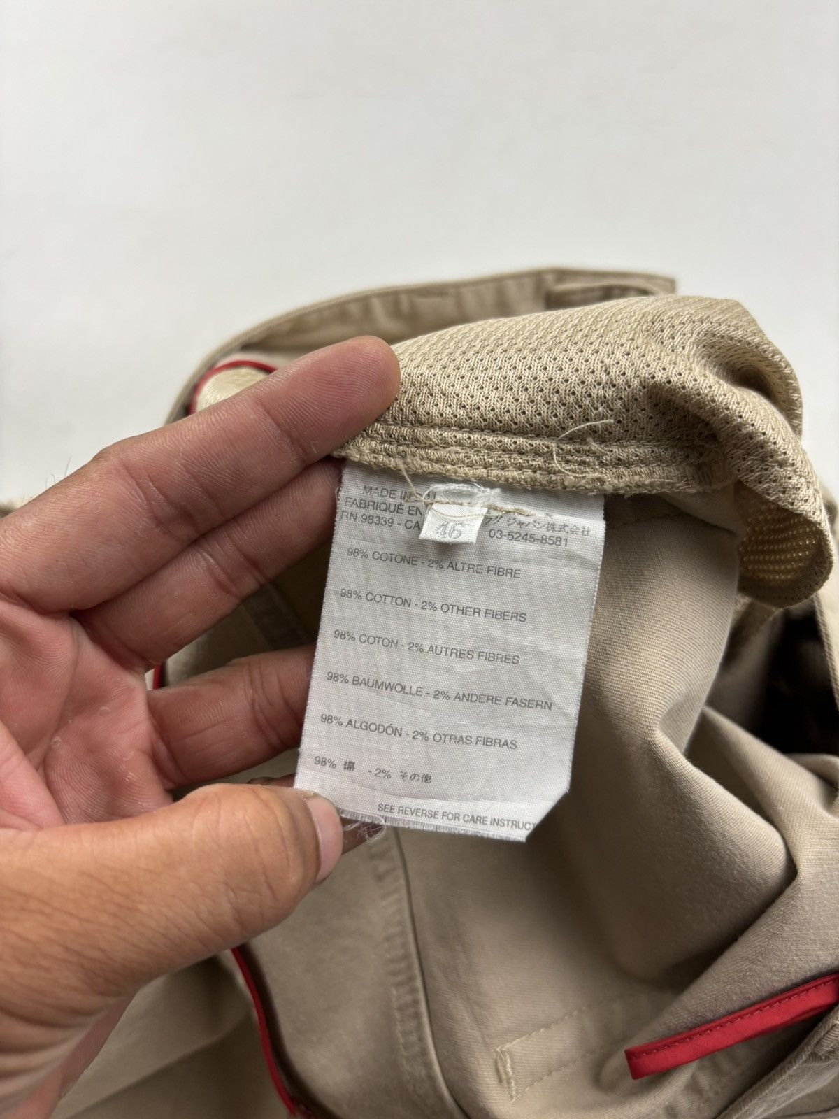 Prada Prada Sport Red Tab Chino Pants Size US 30 / EU 46 - 8 Thumbnail
