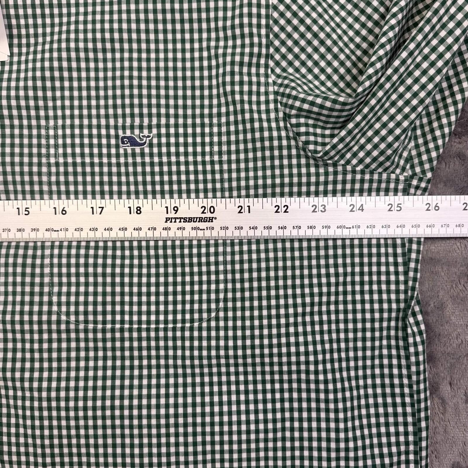 Vineyard Vines Vineyard Vines Men's Classic Fit Gingham Checkered Shirt Size ONE SIZE - 5 Thumbnail
