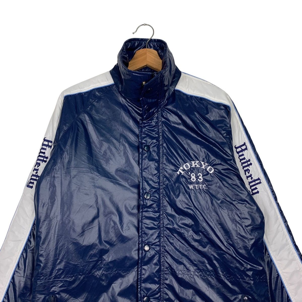 Japanese Brand 80’s BUTTERFLY TOKYO Embroidery Logo Light Jacket #2329-C104 Size US L / EU 52-54 / 3 - 2 Thumbnail