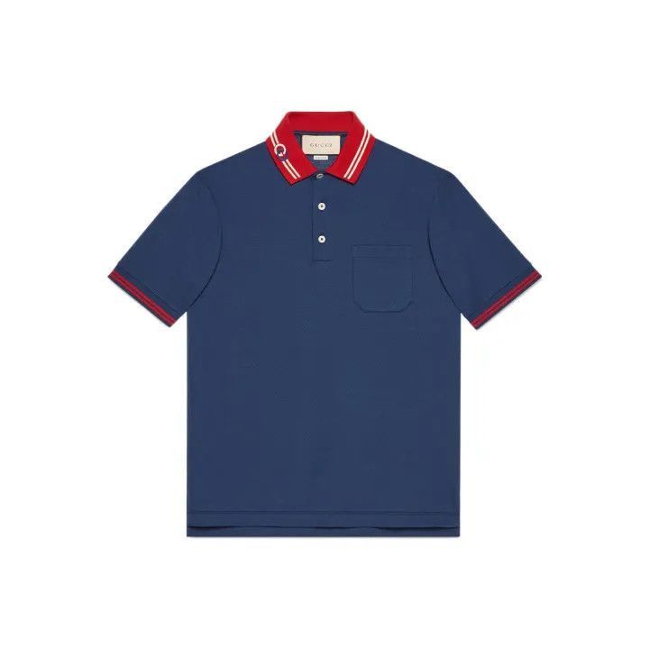 Gucci Gucci Gucci SS22 Striped Button Polo Shirt -2506 Size US L / EU 52-54 / 3 - 1 Thumbnail