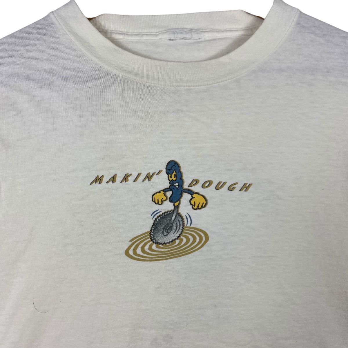 Vintage Vintage Y2K MAKIN DOUGH HYP With Everything Baggy Tee Shirt Size US XXL / EU 58 / 5 - 3 Thumbnail