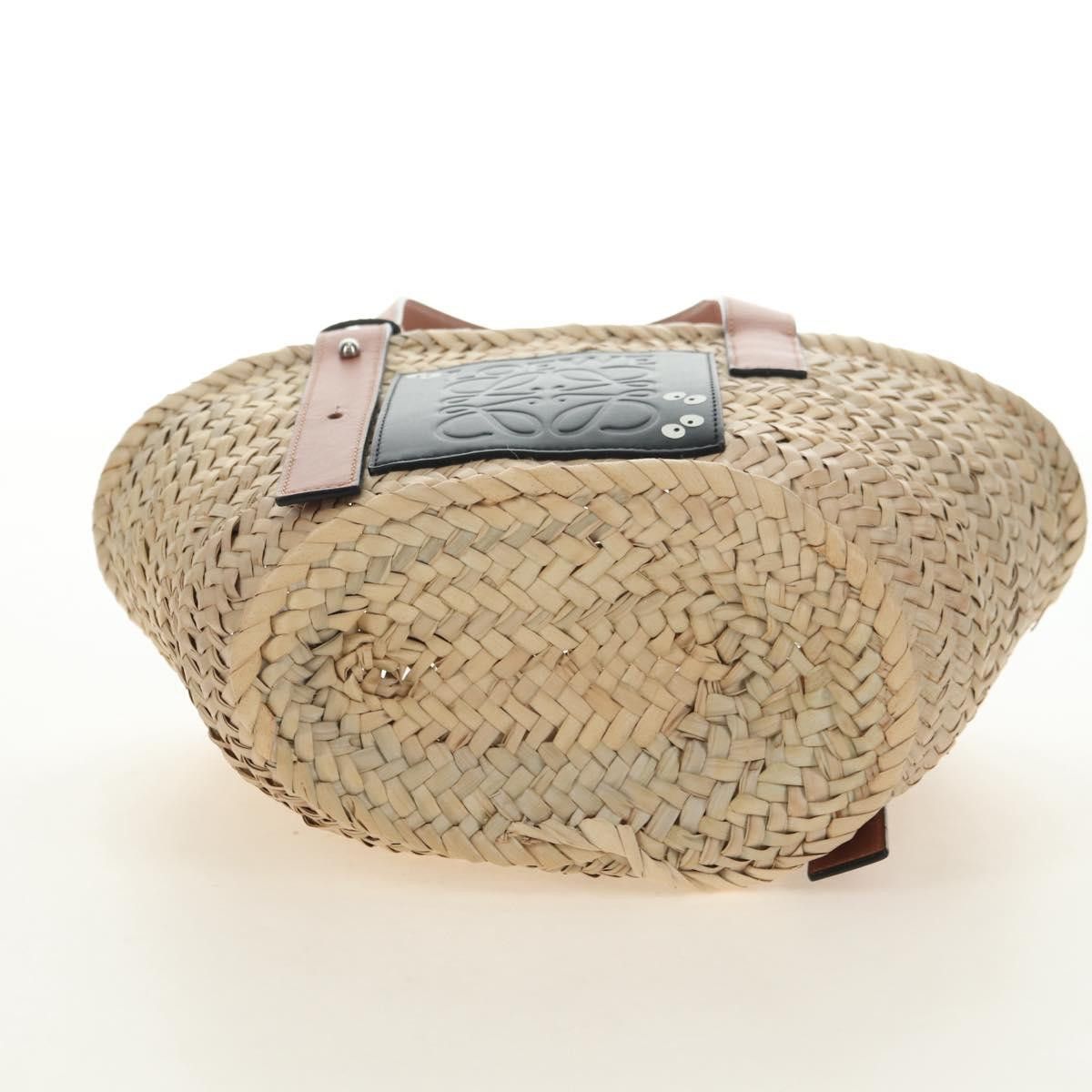 Loewe LOEWE Studio Ghibli Collaboration Hand Bag Raffia Beige Auth Size ONE SIZE - 5 Thumbnail