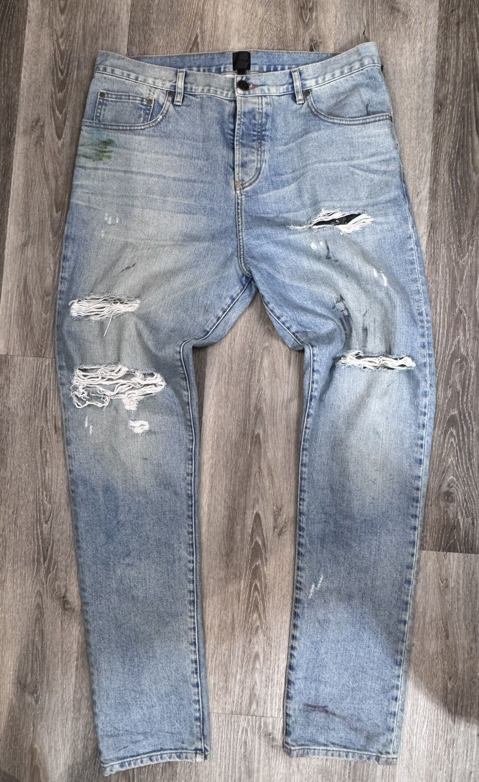 En Noir Rare early En Noir (EN NOIR) distressed 38x34 2014—peak LA Size US 38 / EU 54 - 9 Thumbnail