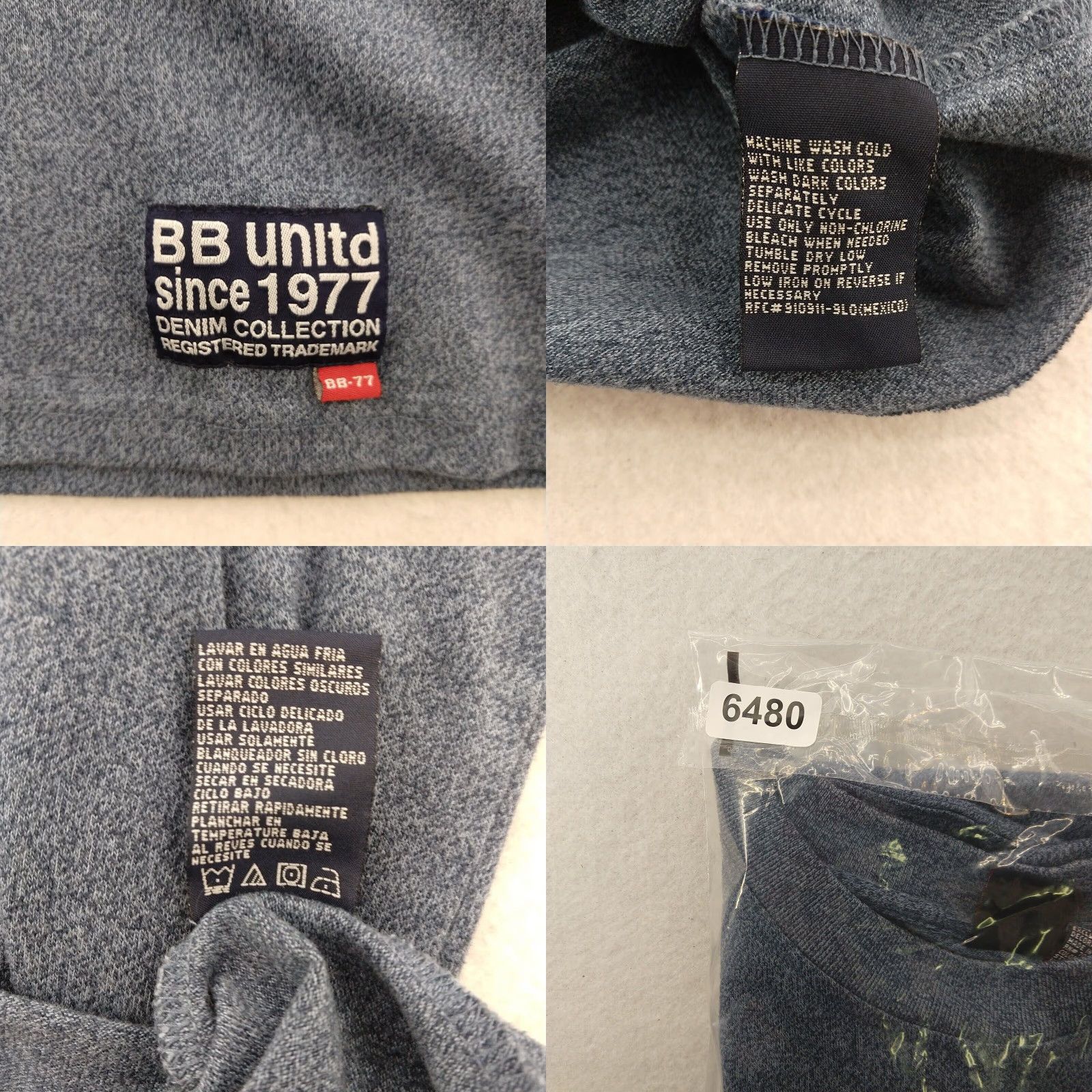 Vintage VINTAGE Bugle Boy Company Shirt 2XL Gray Short Sleeve Collared 90s Mens Size US XXL / EU 58 / 5 - 8 Thumbnail