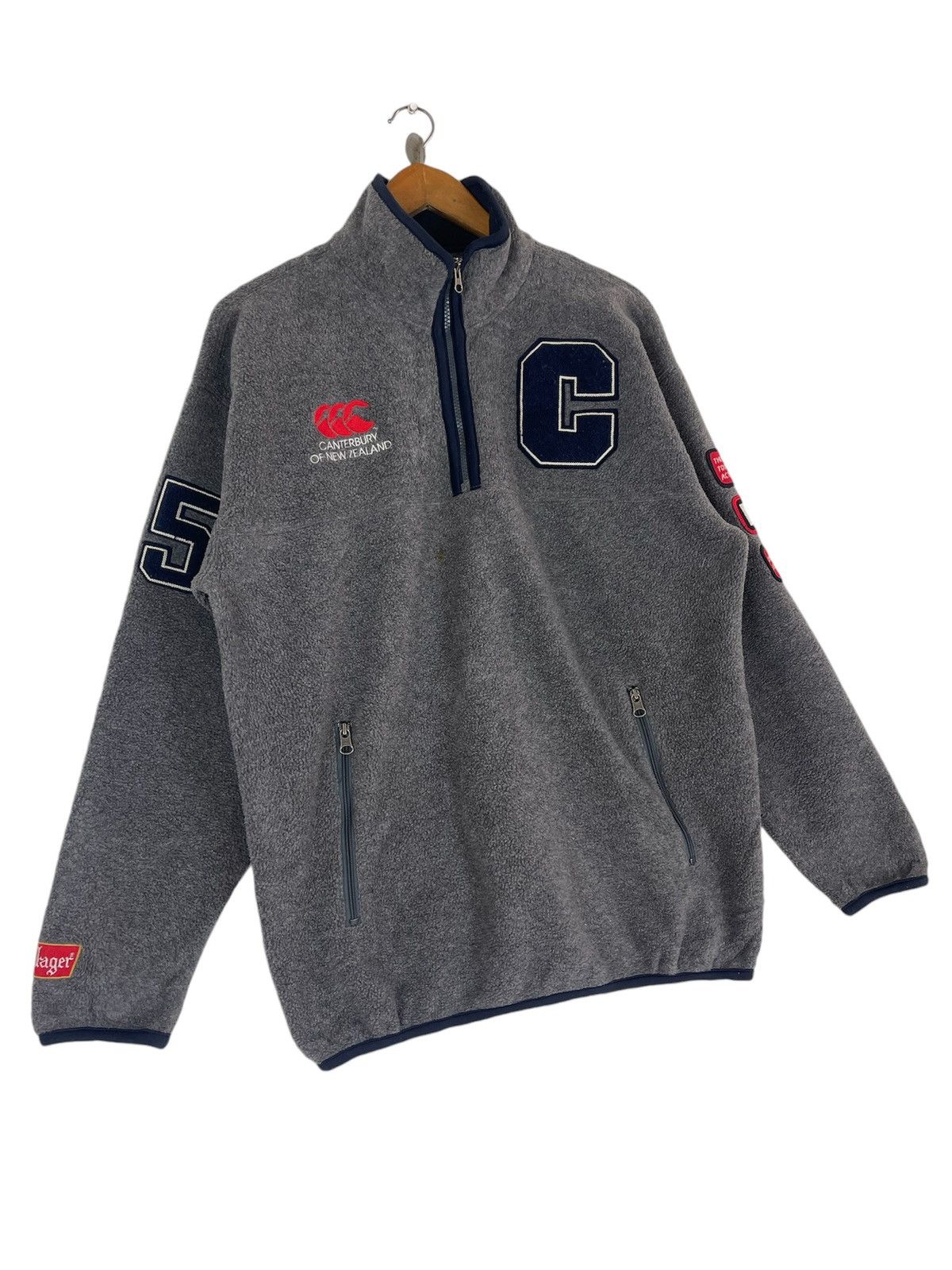 Canterbury of New Zealand × Vintage CANTERBURY OF NEW ZEALAND FLEECE HALF ZIPPER JACKET Size US M / EU 48-50 / 2 - 4 Thumbnail