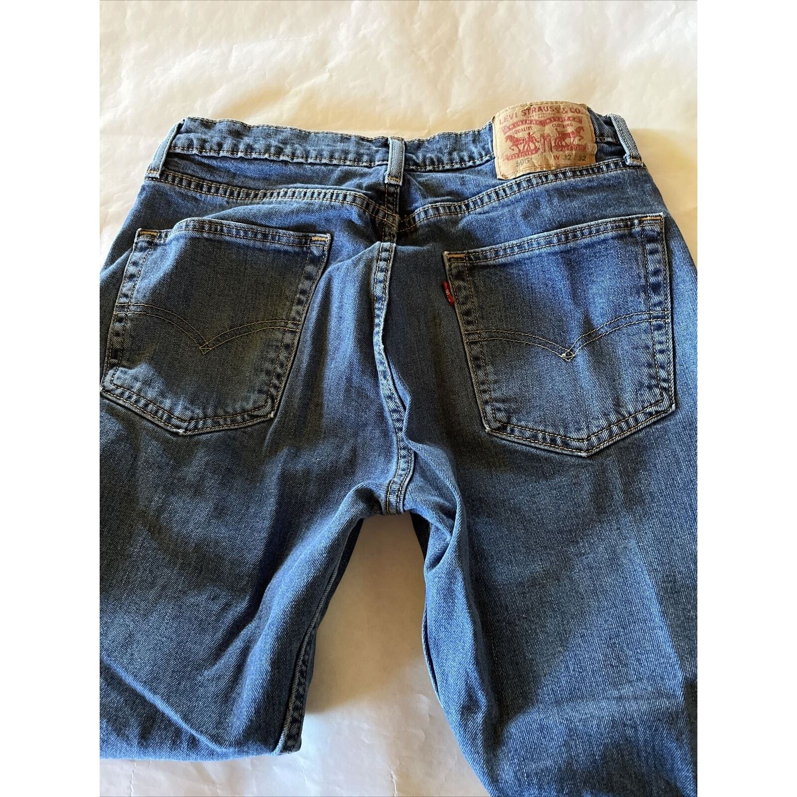 Levi's Levi's 505 Men's Jeans 31x31 Regular Outdoor cotton Med Blue Size US 32 / EU 48 - 10 Thumbnail