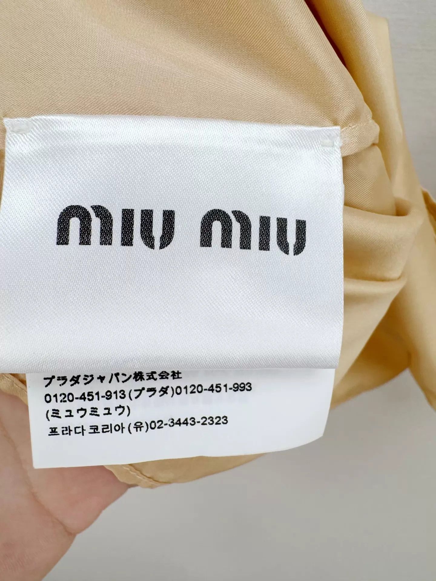 Miu Miu MIU MIU Women's Silk Cami 38 Never Worn Size XS / US 0-2 / IT 36-38 - 4 Thumbnail