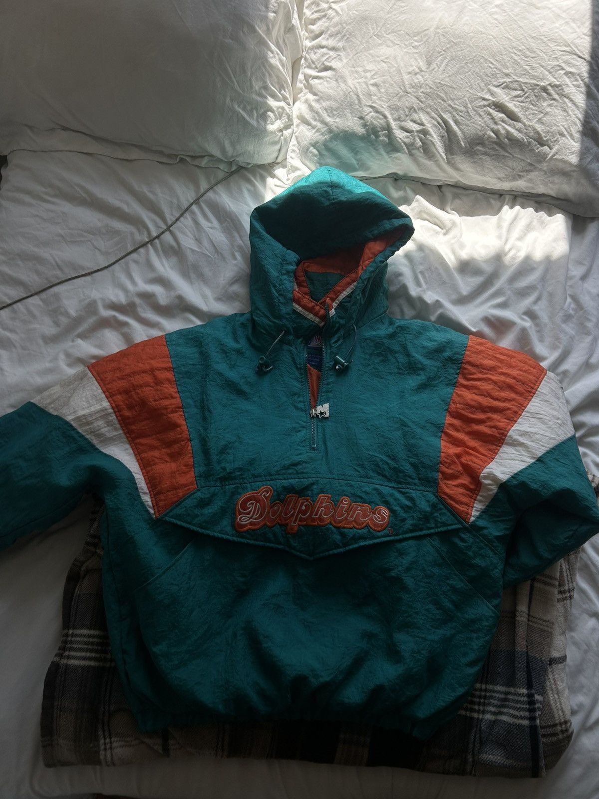 NFL Vintage Starter NFL Dolphins Jacket Size US XL / EU 56 / 4 - 1 Thumbnail