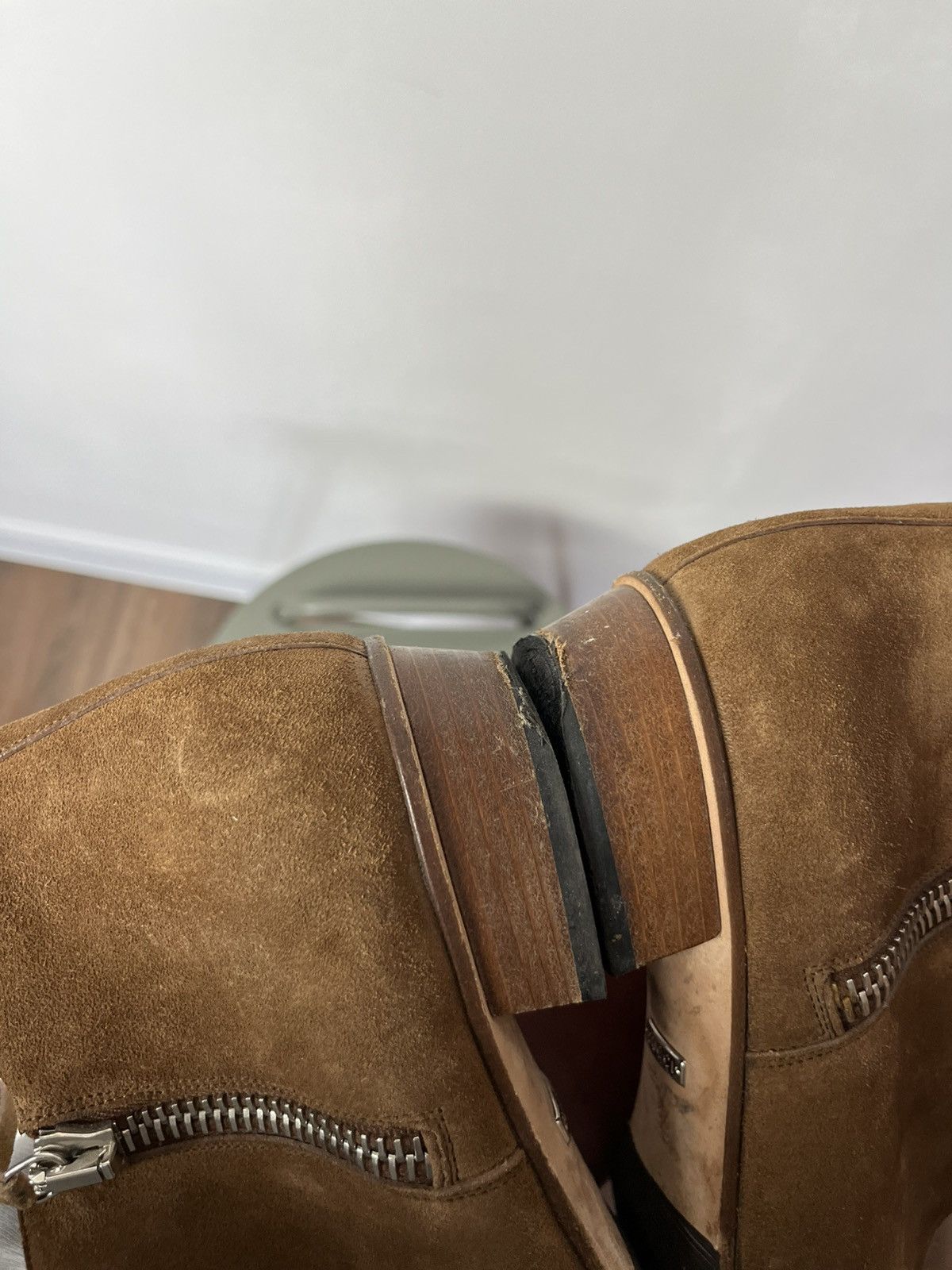 Gucci Gucci Suede Side-Zip Ankle Boots 39 EU / 8 US Made in Italy Size US 8 / IT 38 - 16 Thumbnail