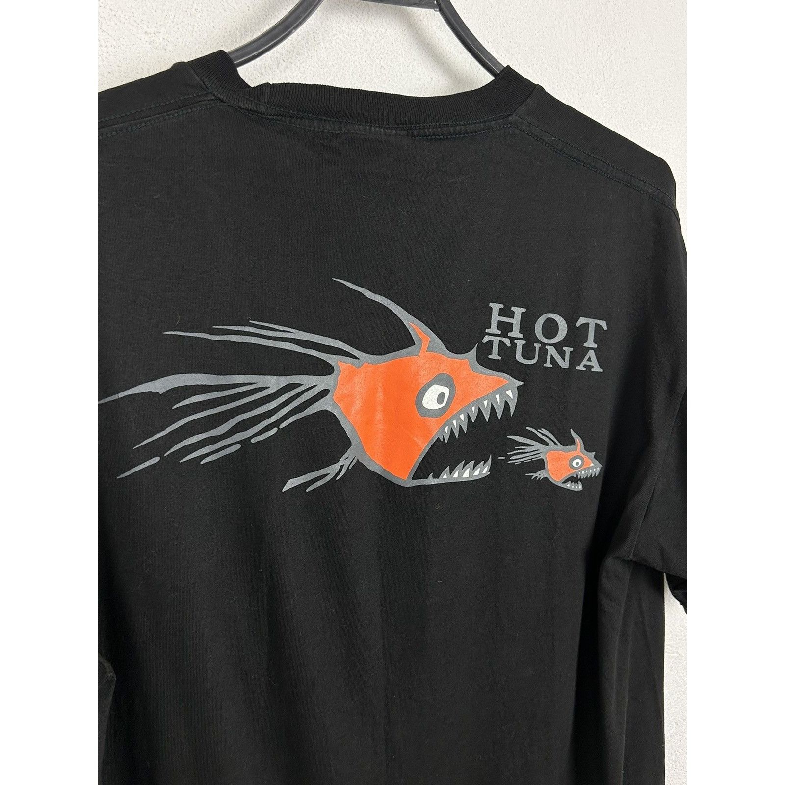Hot Tuna 90s Vintage Hot Tuna Big Piranha Logo Surfing T-Shirt Size US M / EU 48-50 / 2 - 2 Thumbnail