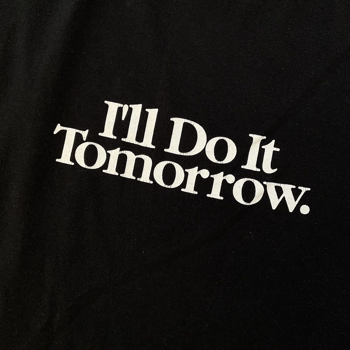 Vintage Vintage 90s I’ll Do It Tomorrow Comedy Parody Shirt Size US XL / EU 56 / 4 - 2 Thumbnail