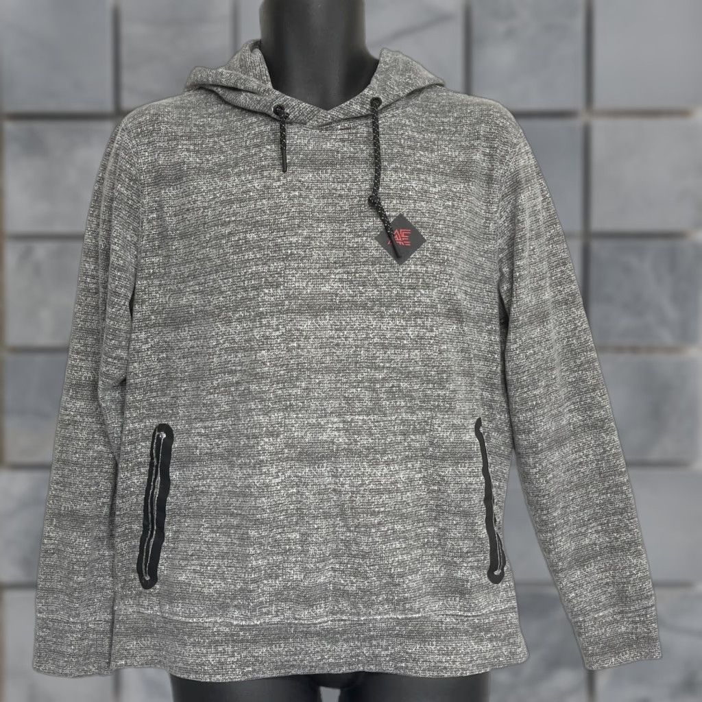 Vintage American Eagle Hoodie Gray Mens Size S Long Sleeve Pocket Cotton Blend Pullover High Neck Tagless Y2K Vintage? No Size US S / EU 44-46 / 1 - 1 Thumbnail