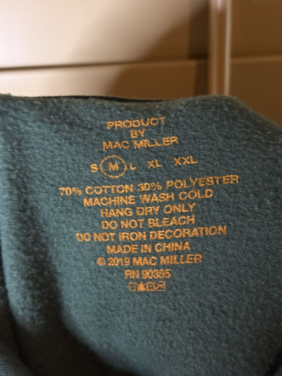 Mac Miller Mac Miller When’s The Last Time Hoodie Green Medium Circles Size US M / EU 48-50 / 2 - 6 Thumbnail