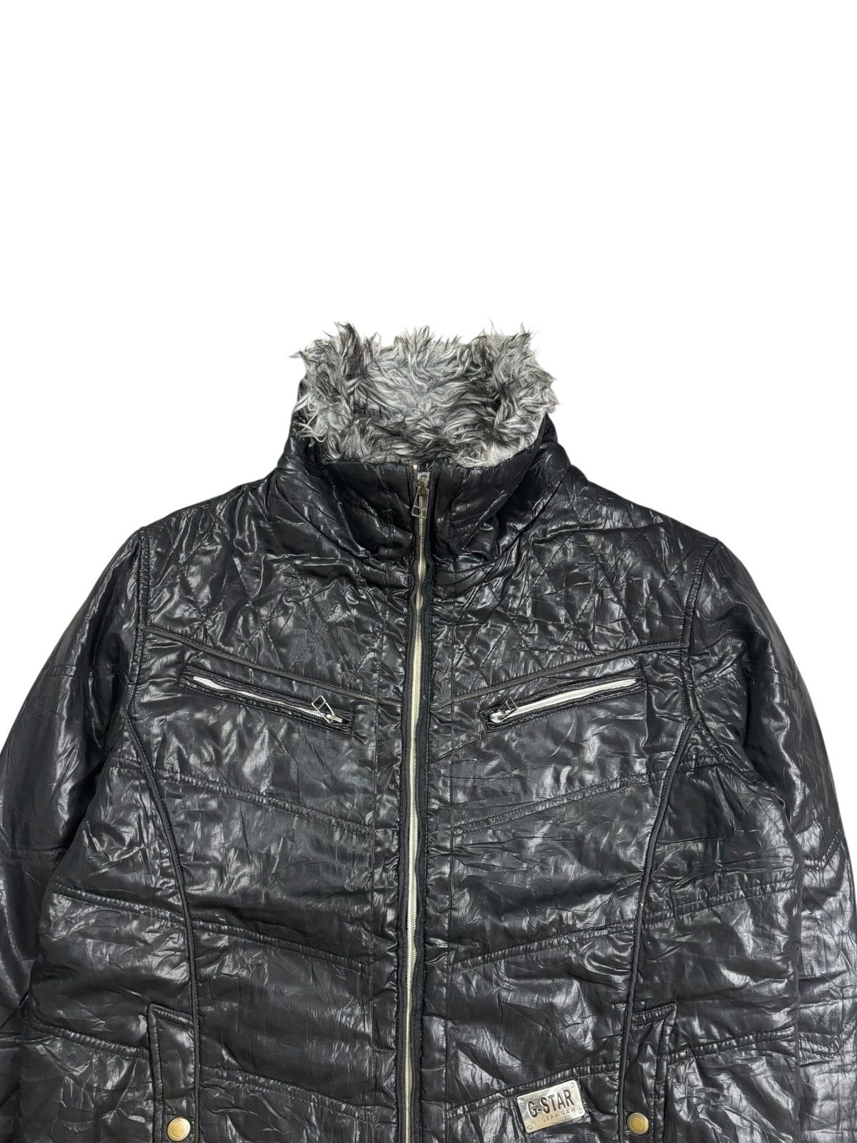 Tornado Mart 2000s Spinash - Trim Fur Collar Vkei Jacket Size US M / EU 48-50 / 2 - 5 Thumbnail