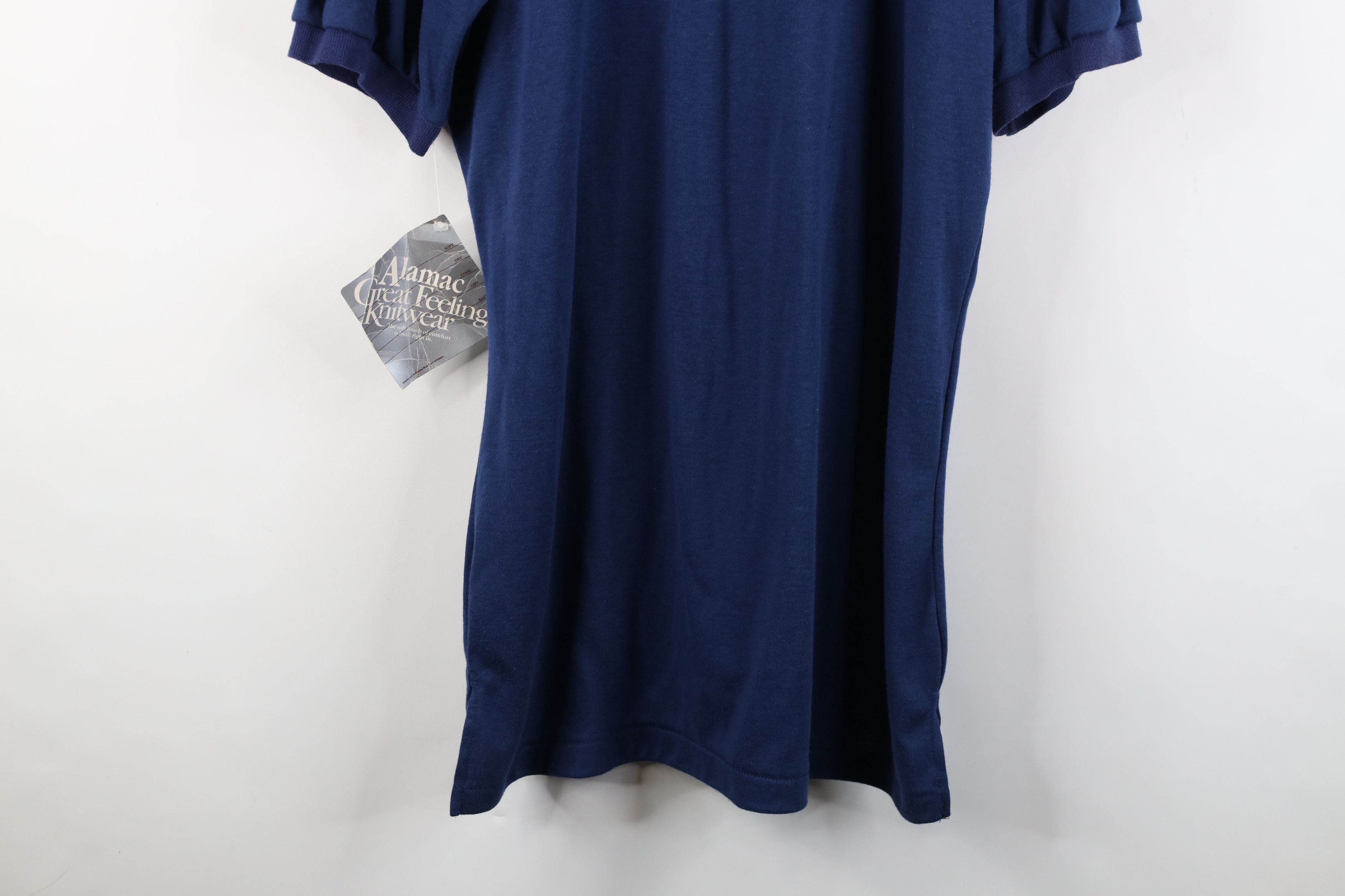 Vintage Deadstock Vintage 80s 90s Streetwear Polo Shirt Blue USA Size US XL / EU 56 / 4 - 14 Thumbnail