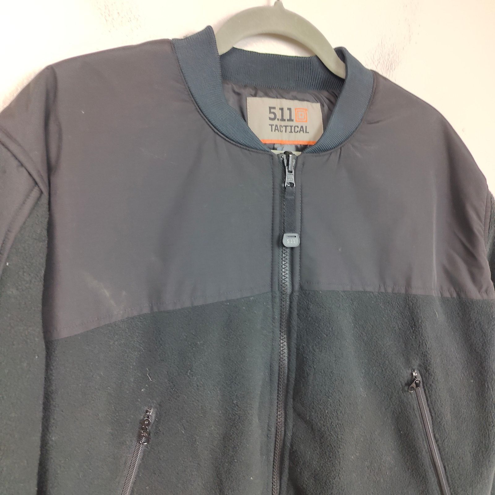 5.11 5.11 Tactical Bomber Jacket Mens Small Black Fleece Full Zip Size US S / EU 44-46 / 1 - 2 Thumbnail