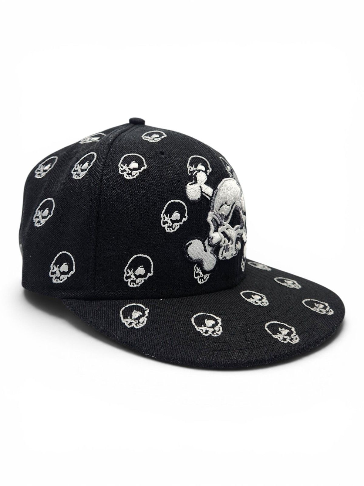 New Era New Era 59FIFTY Skull All-Over Print Fitted Hat 💀 Size ONE SIZE - 5 Thumbnail