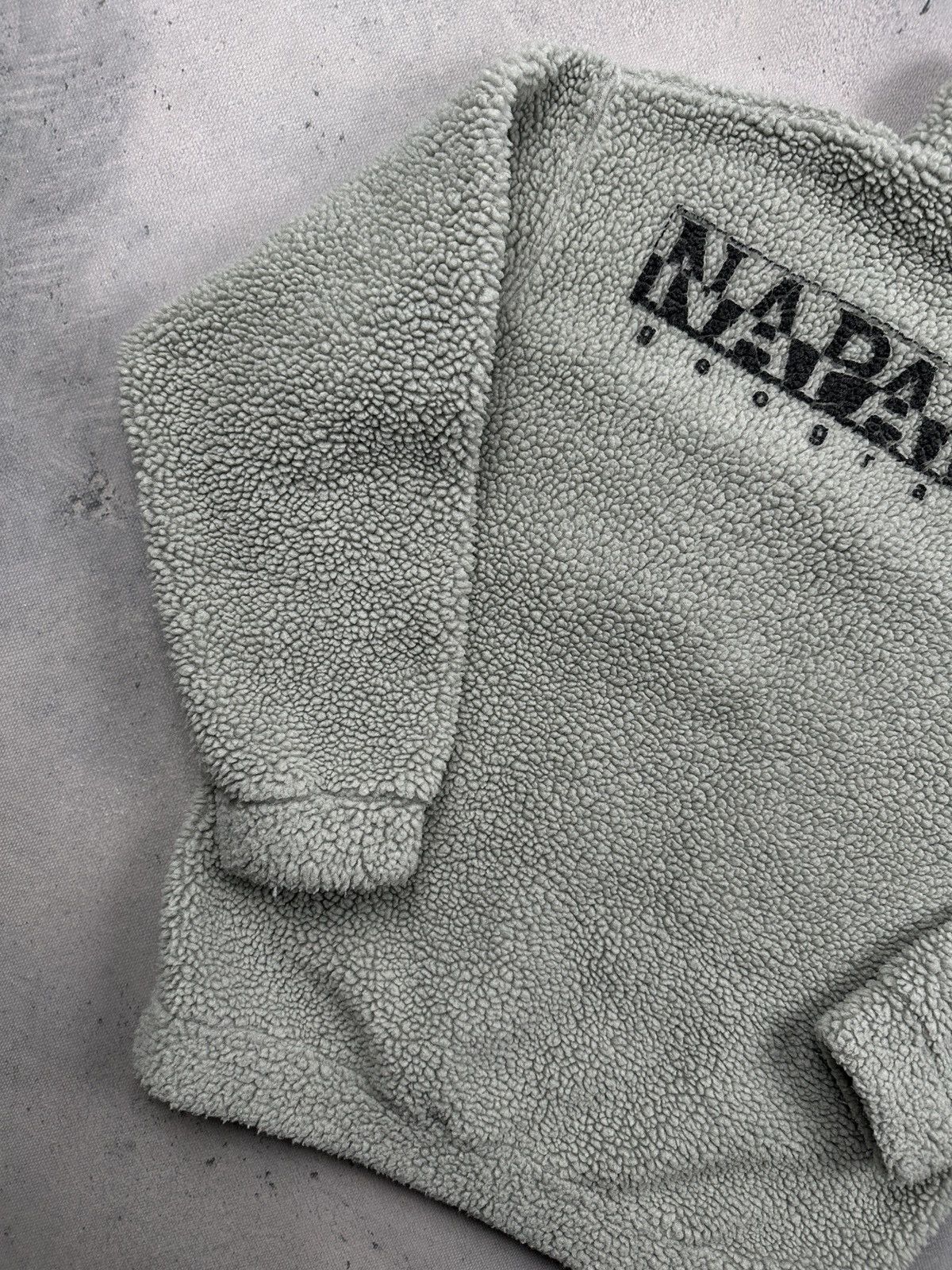 Napapijri Napapijri Geographic Sherpa Fleece 90s Quarter Zip Pullover Size US L / EU 52-54 / 3 - 6 Thumbnail