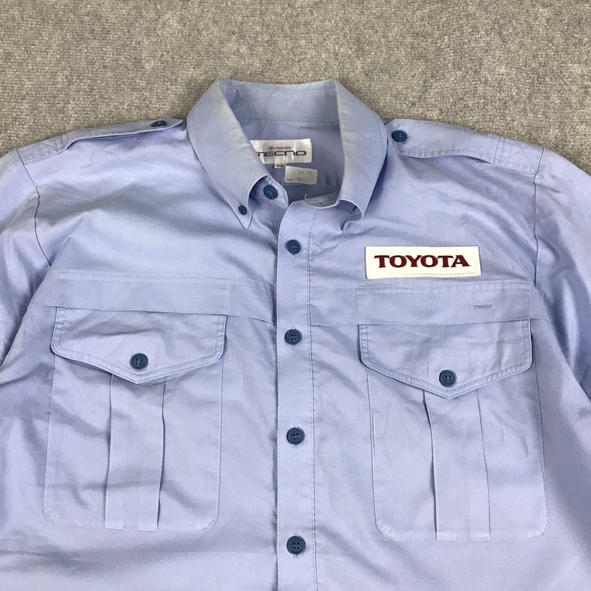Japanese Brand TOYOTA RACING BUTTON UP SHIRT Size US L / EU 52-54 / 3 - 3 Thumbnail
