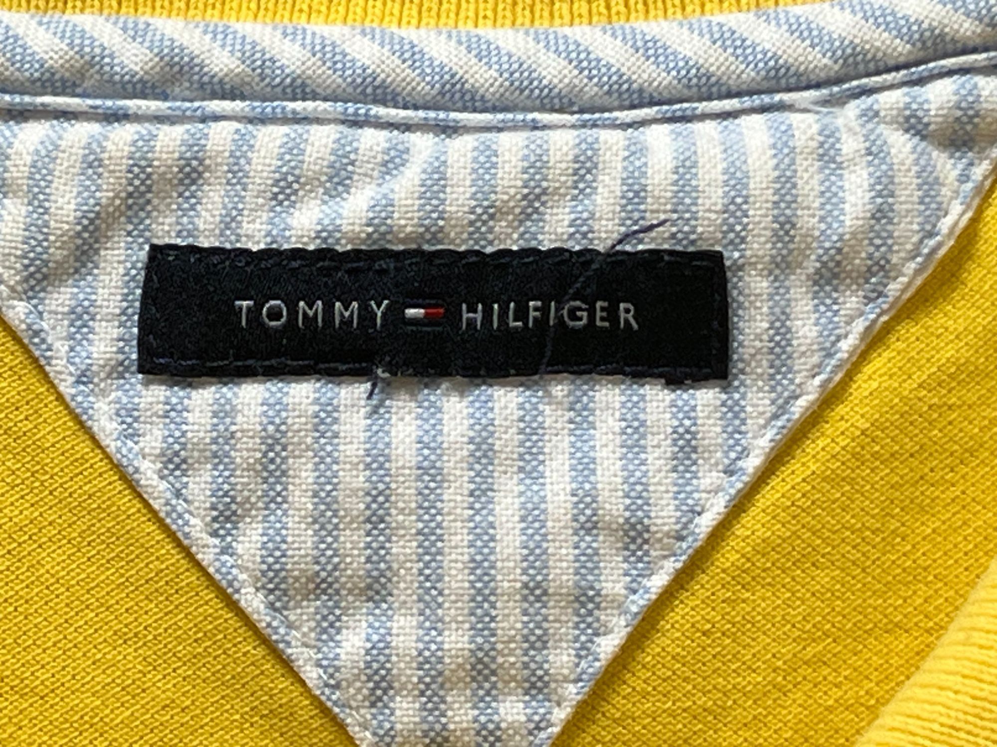 Tommy Hilfiger Tommy Hilfiger - Men's Short Sleeve Polo Shirt - Yellow - Me Size US M / EU 48-50 / 2 - 8 Thumbnail