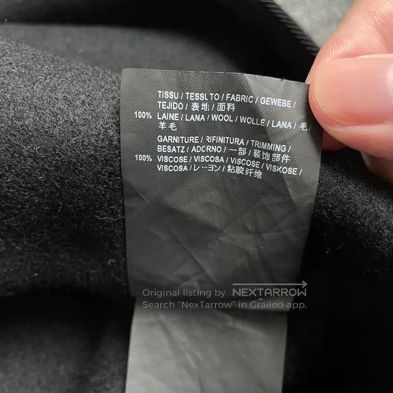 Saint Laurent Paris Saint Laurent Paris Black cloak pure wool coat Size XS / US 0-2 / IT 36-38 - 6 Thumbnail