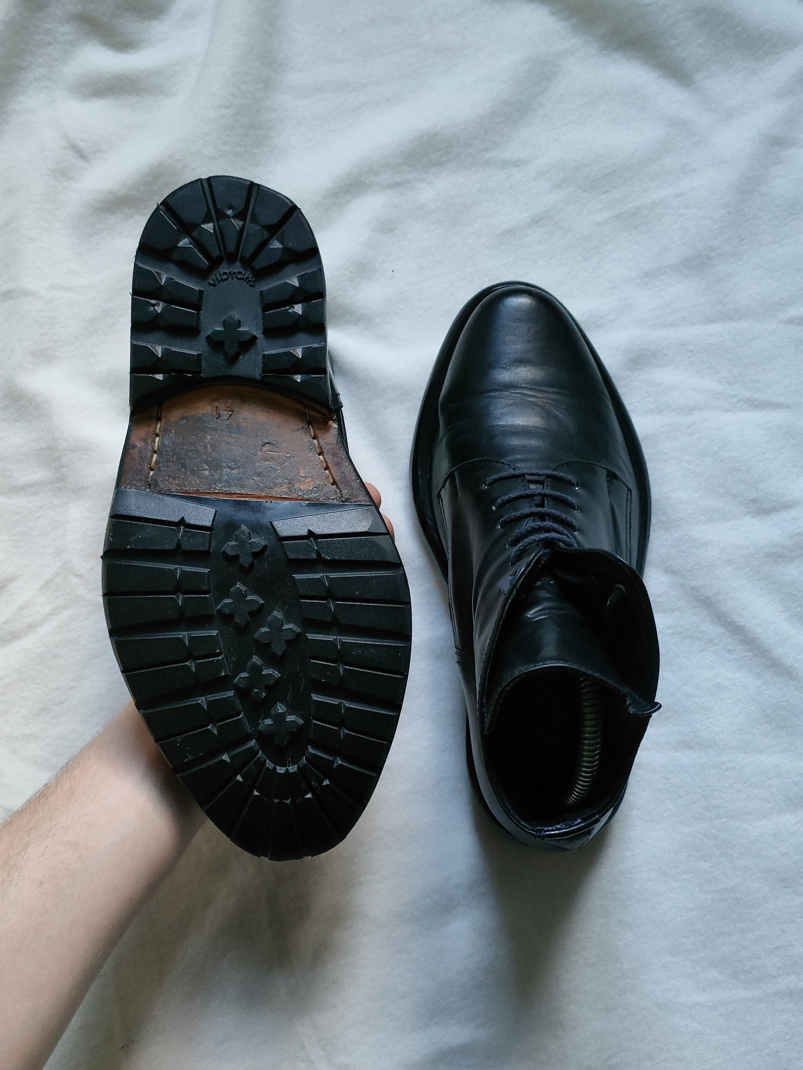 Dirk Bikkembergs 90s Dirk Bikkembergs Black Leather Lace Up Combat Boots Size US 8 / EU 41 - 5 Thumbnail